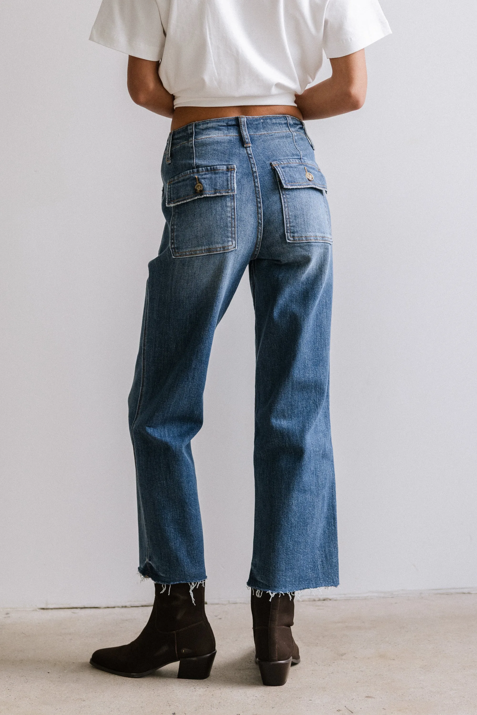 Eileen Cropped Straight Leg Jeans sold by bohme product image thumbnail 2
