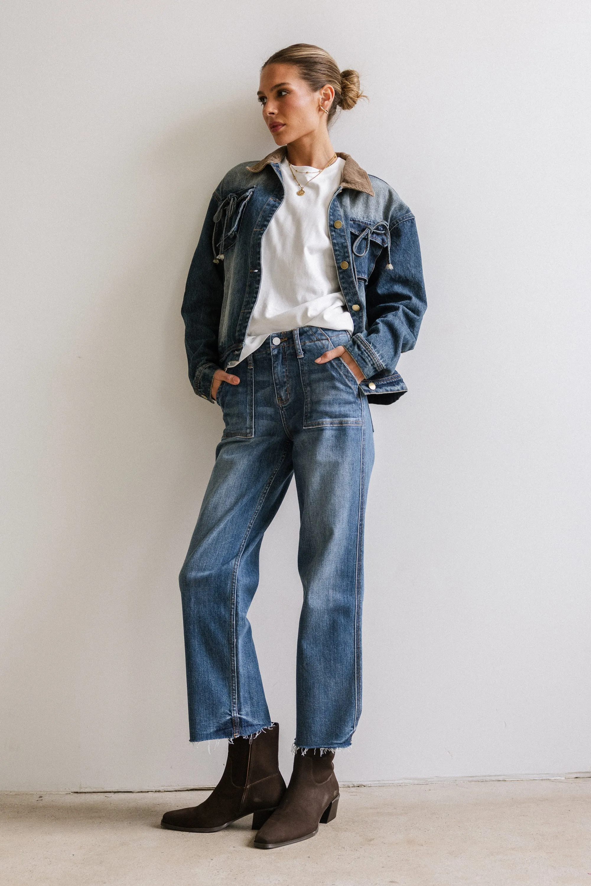 Eileen Cropped Straight Leg Jeans sold by bohme product image thumbnail 3
