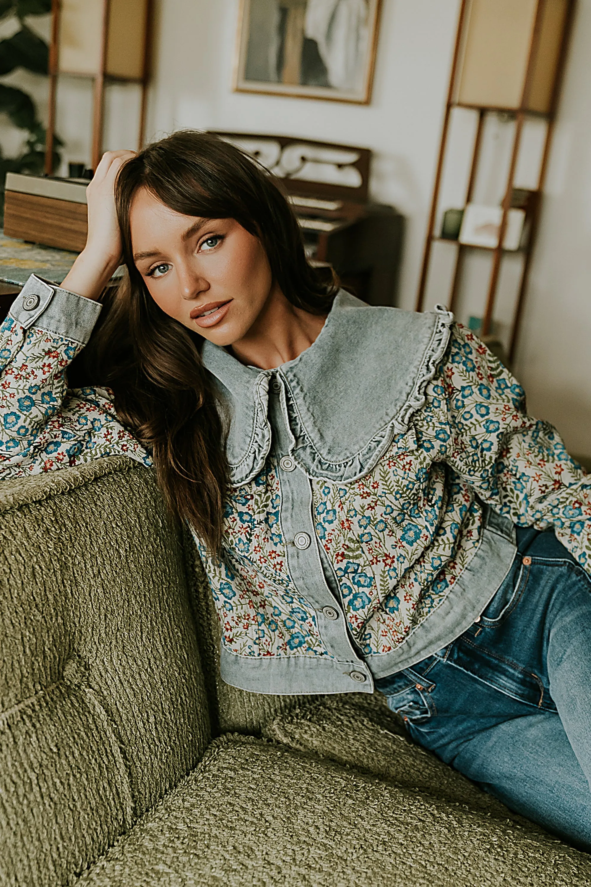 Tisha Floral Jacket sold by bohme