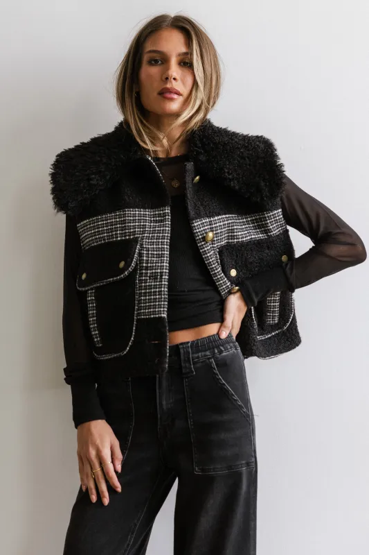 Liv Sherpa Vest in Black sold by bohme