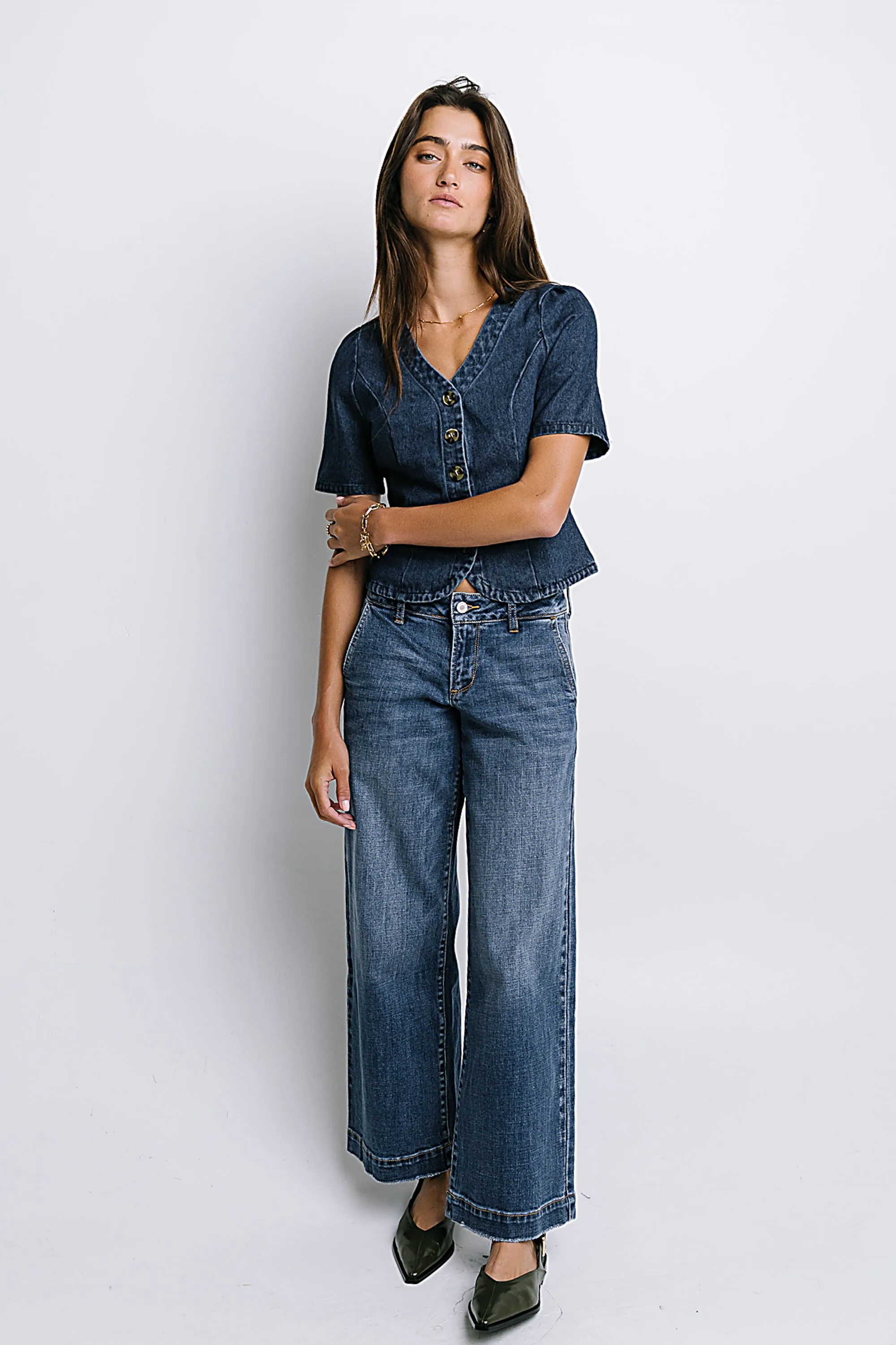 Katherine Wide Leg Jeans - FINAL SALE sold by bohme product image thumbnail 2