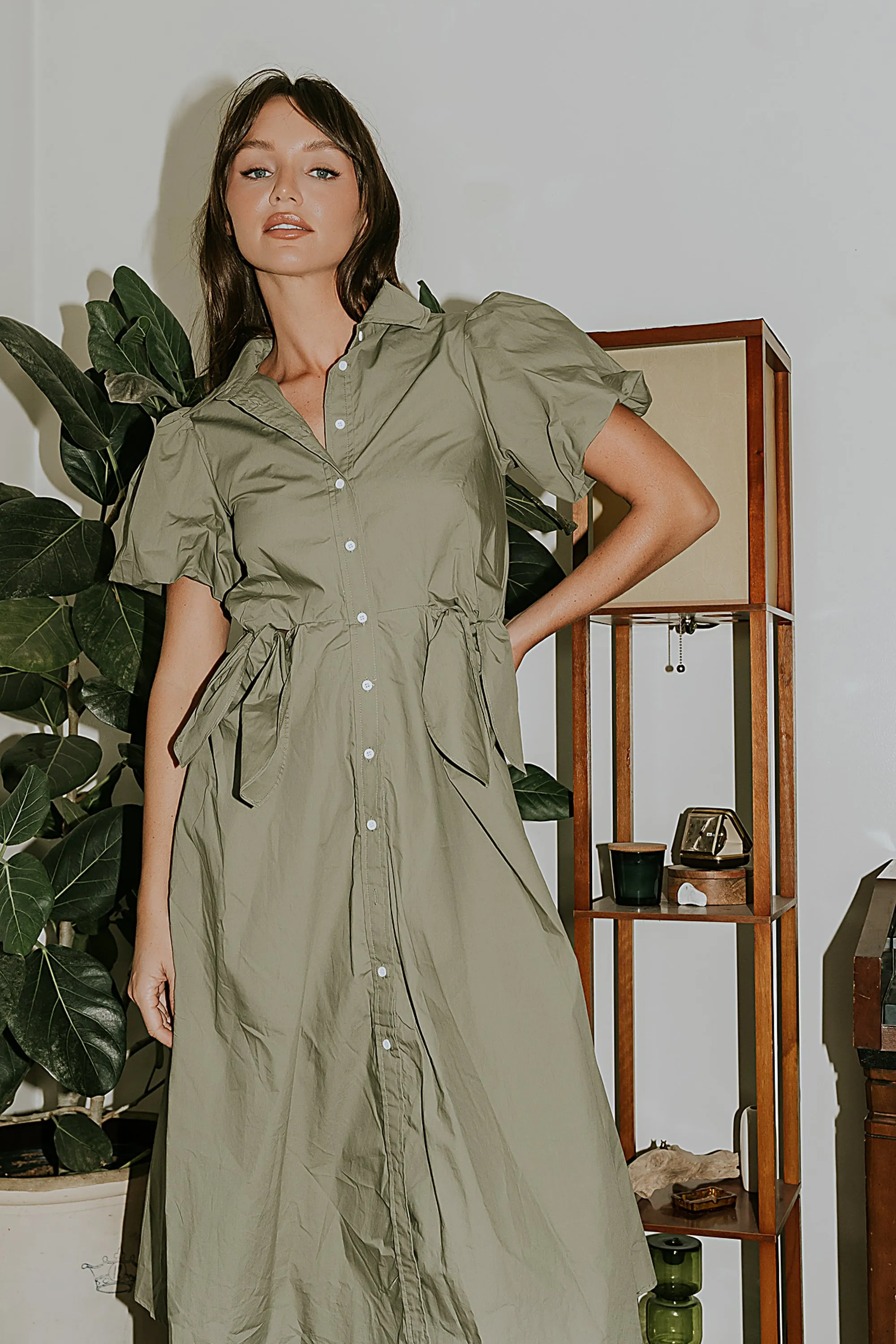 Terry Collared Midi Dress sold by bohme product image thumbnail 3