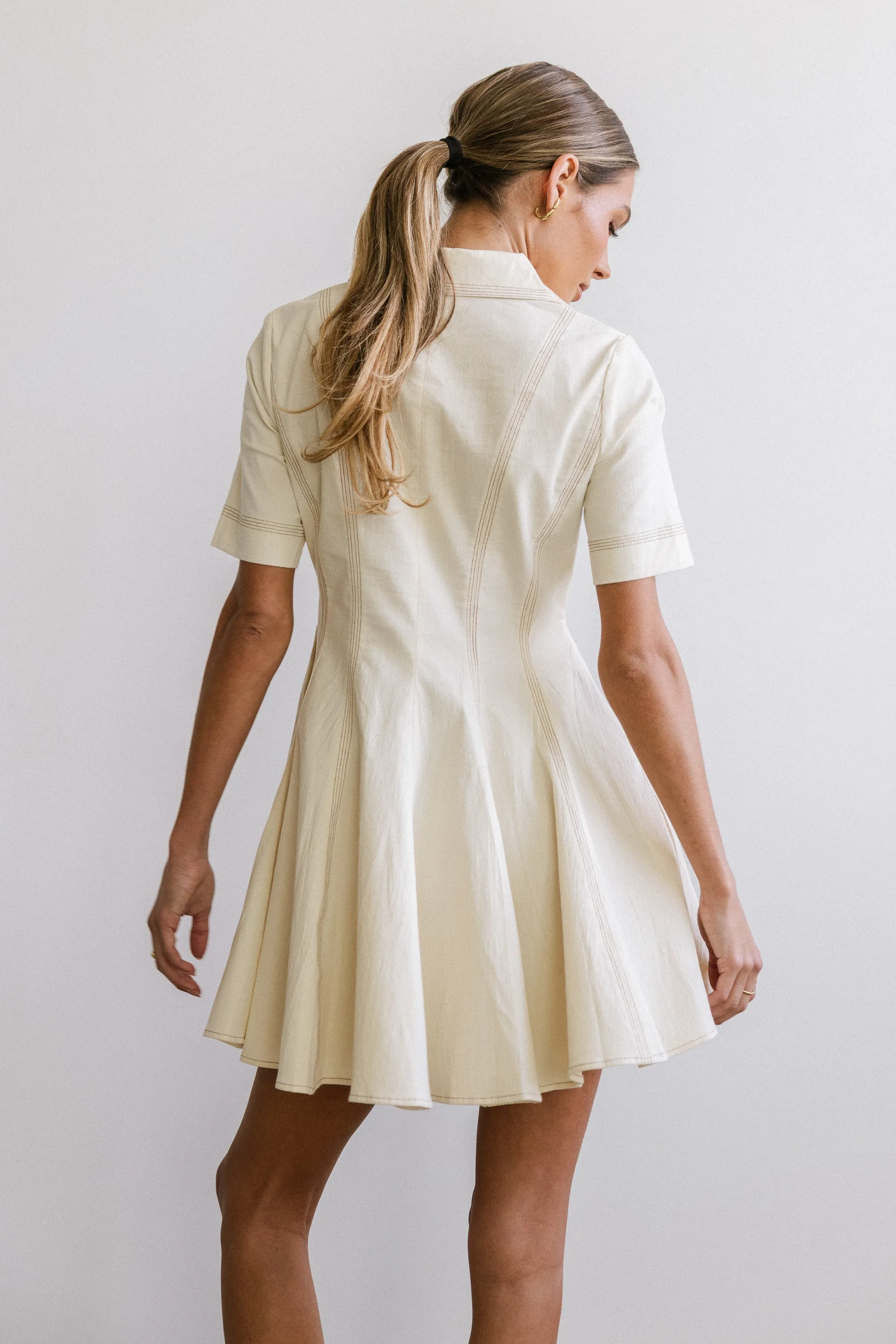 Haddie Collared Mini Dress sold by bohme product image thumbnail 2
