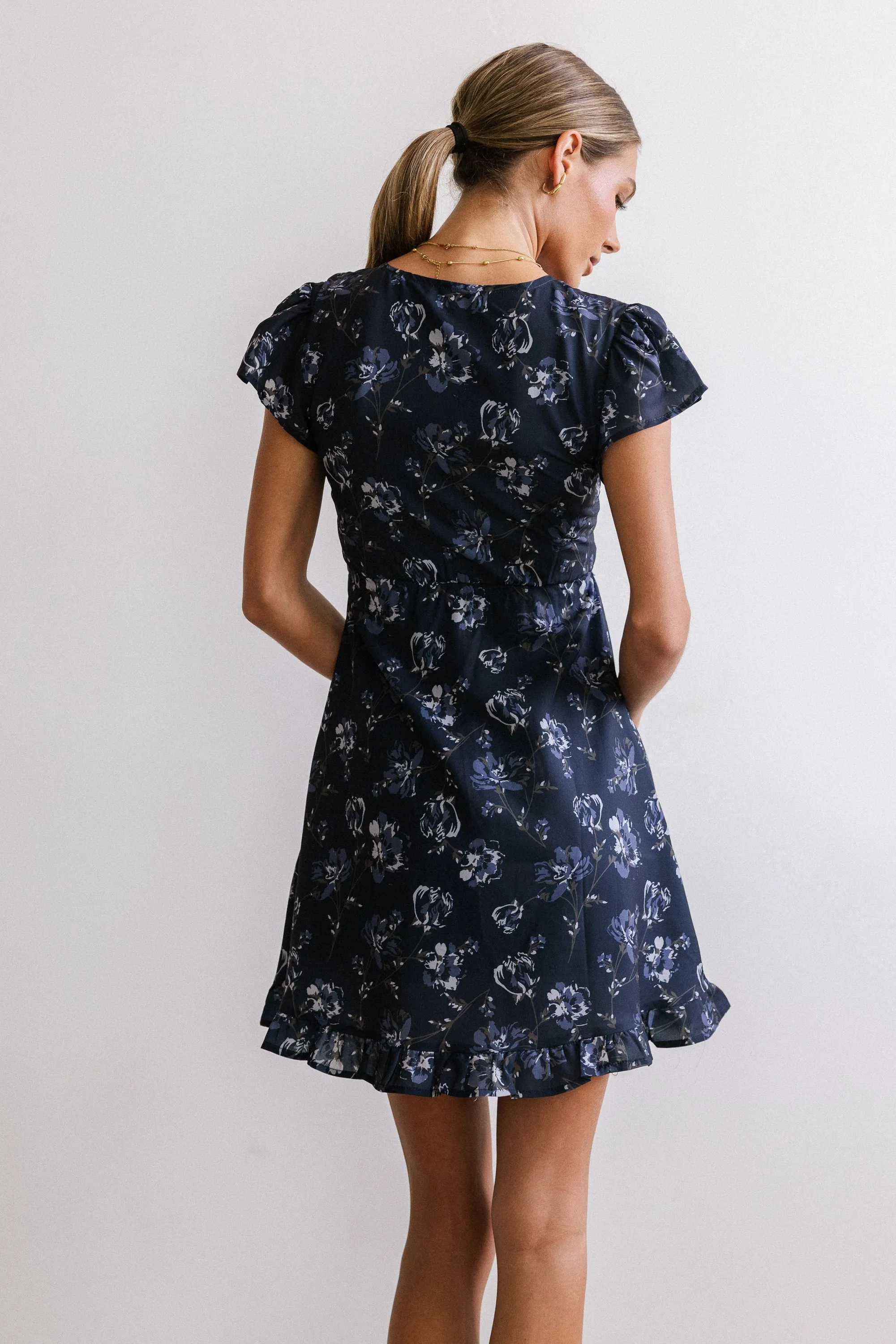 Valerie Floral Mini Dress sold by bohme product image thumbnail 4