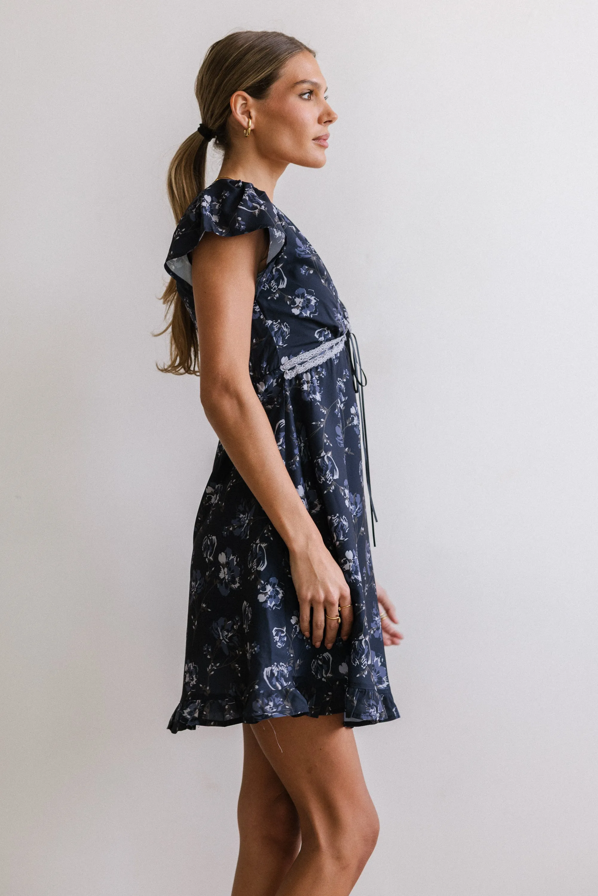 Valerie Floral Mini Dress sold by bohme product image thumbnail 3