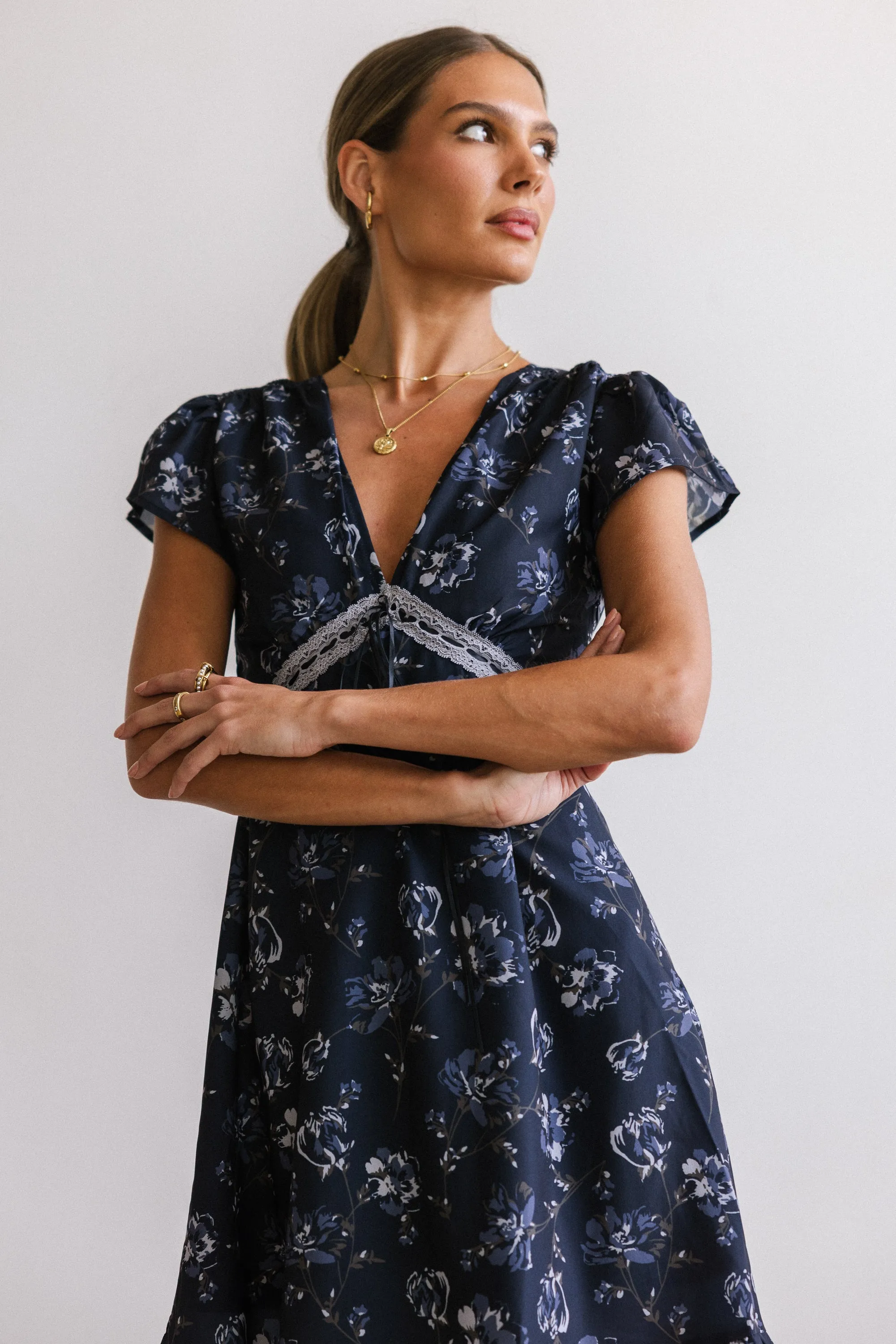 Valerie Floral Mini Dress sold by bohme product image thumbnail 2