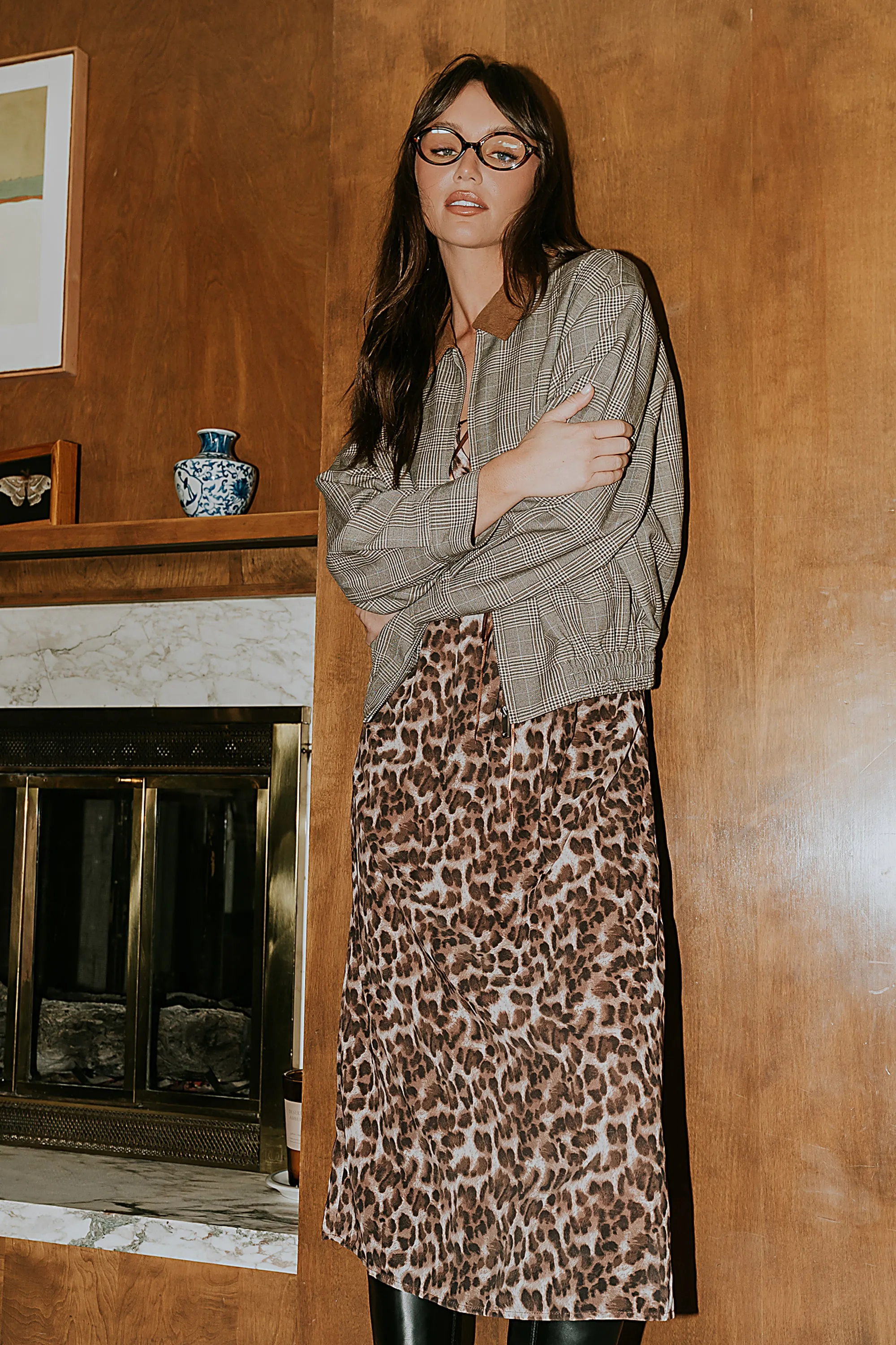 Kenzington Plaid Bomber Jacket sold by bohme product image thumbnail 4