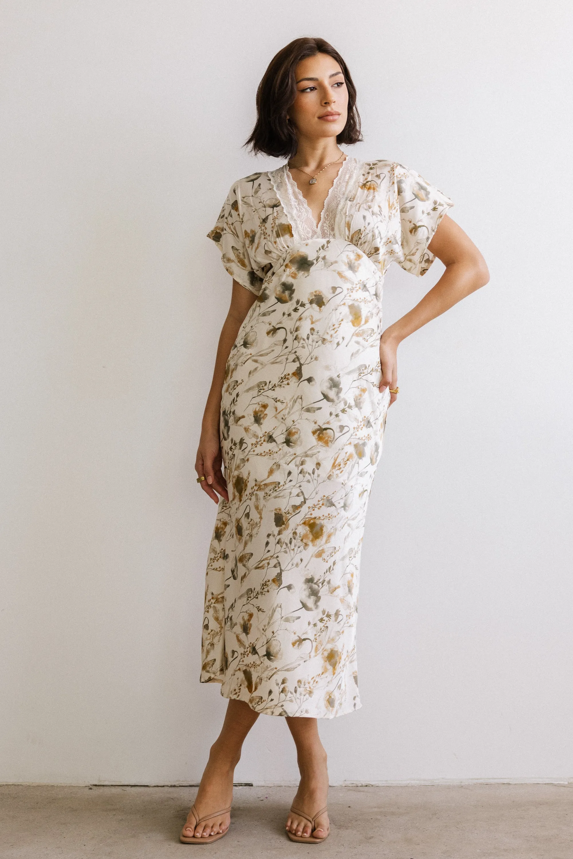Libby Floral Maxi Dress sold by bohme product image thumbnail 5