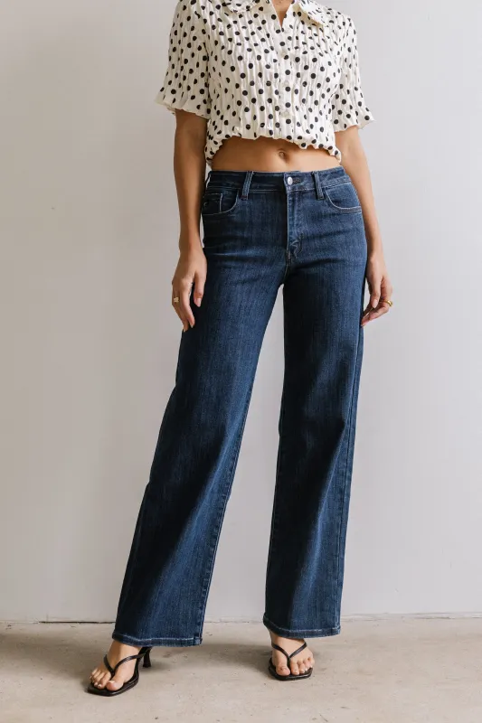 Terry Wide Leg Jeans sold by bohme