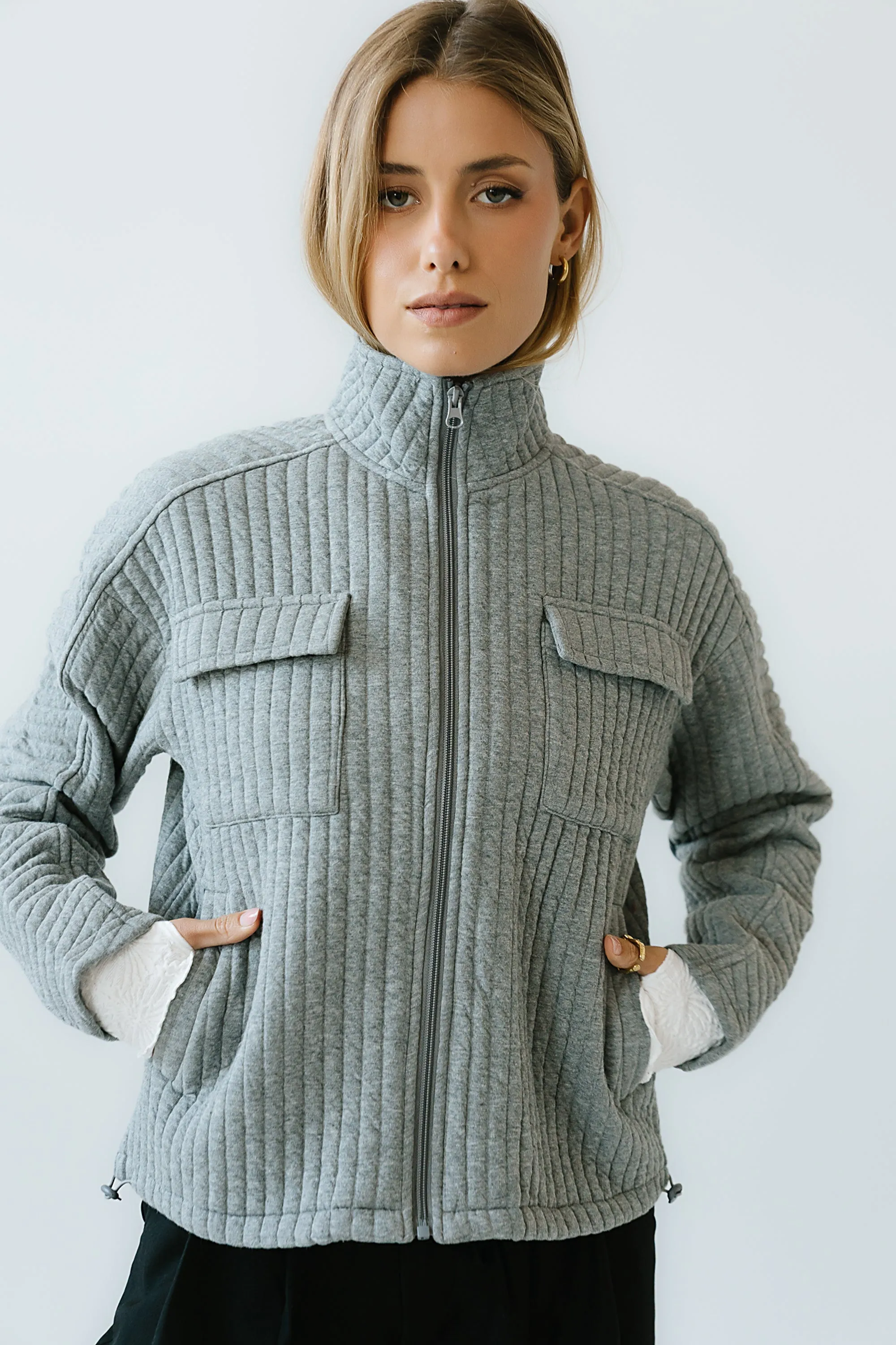 Brecklyn Quilted Jacket sold by bohme