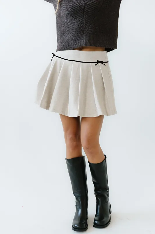 Primrose Pleated Mini Skirt sold by bohme