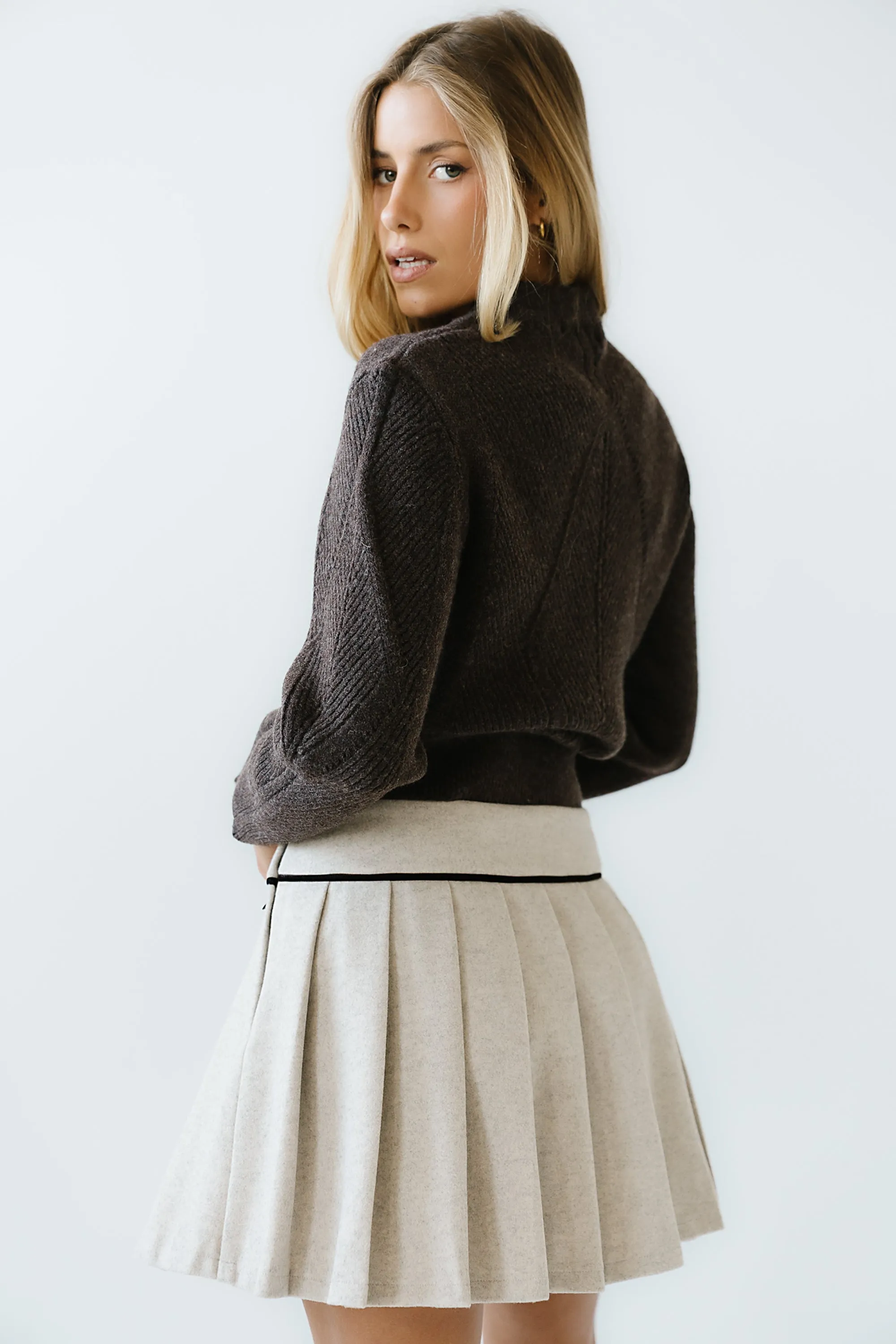 Primrose Pleated Mini Skirt sold by bohme product image thumbnail 3