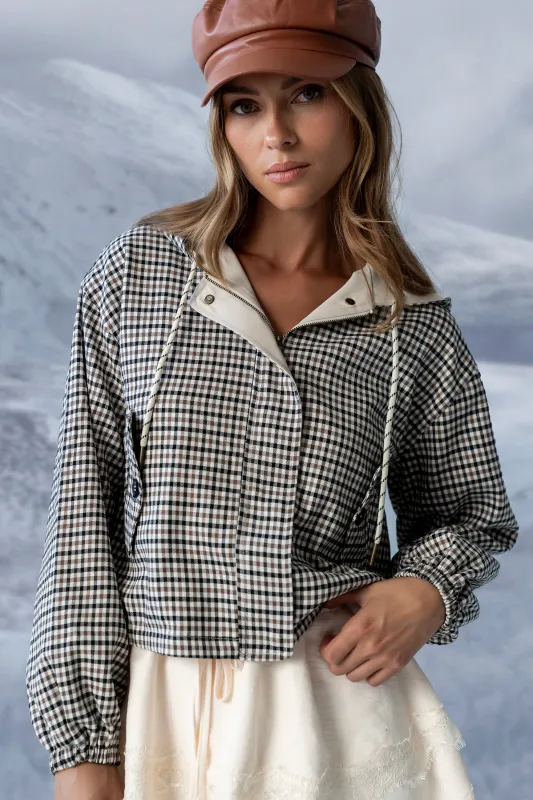 Ross Plaid Jacket in Olive sold by bohme