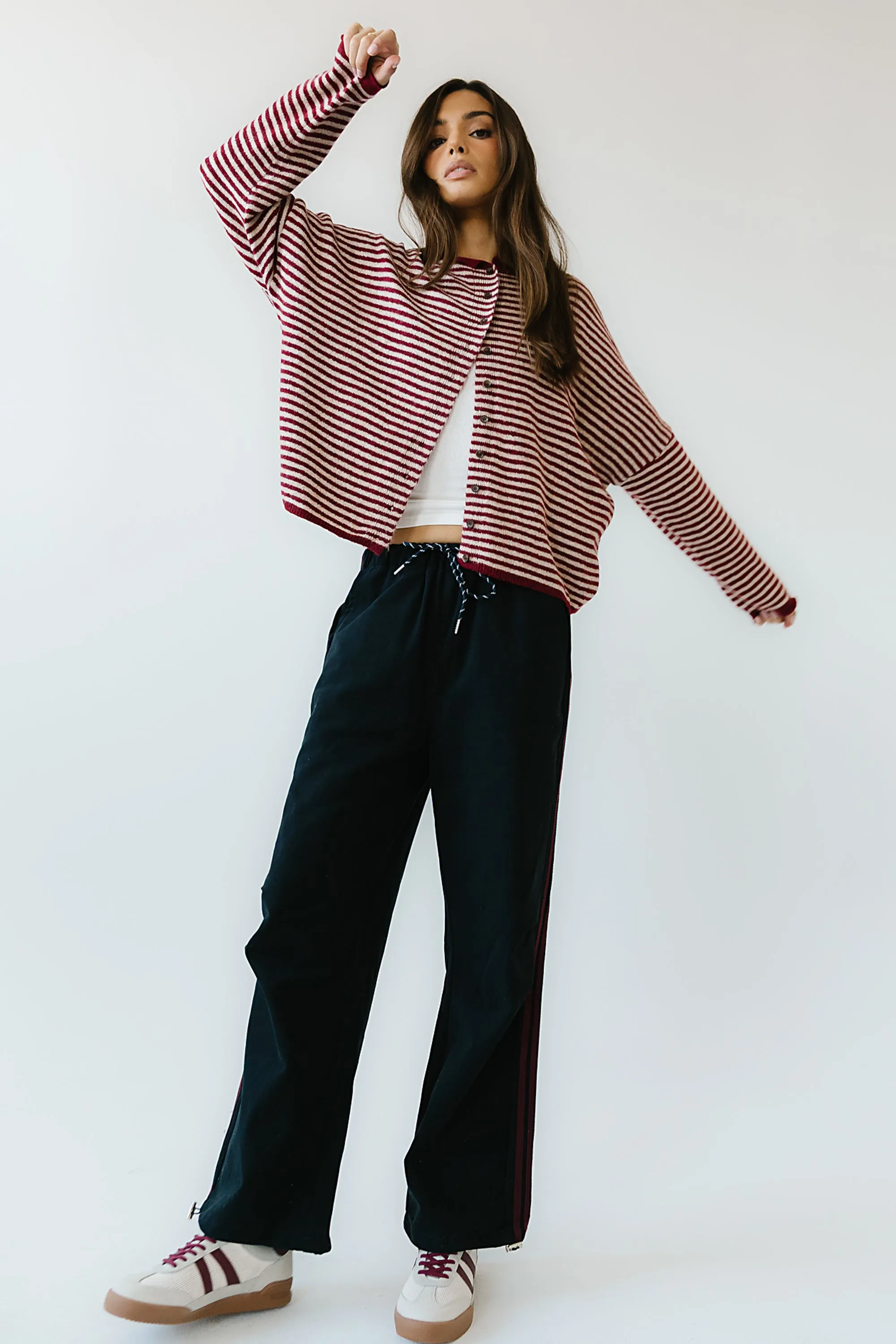 Lola Striped Sweater in Red sold by bohme product image thumbnail 2