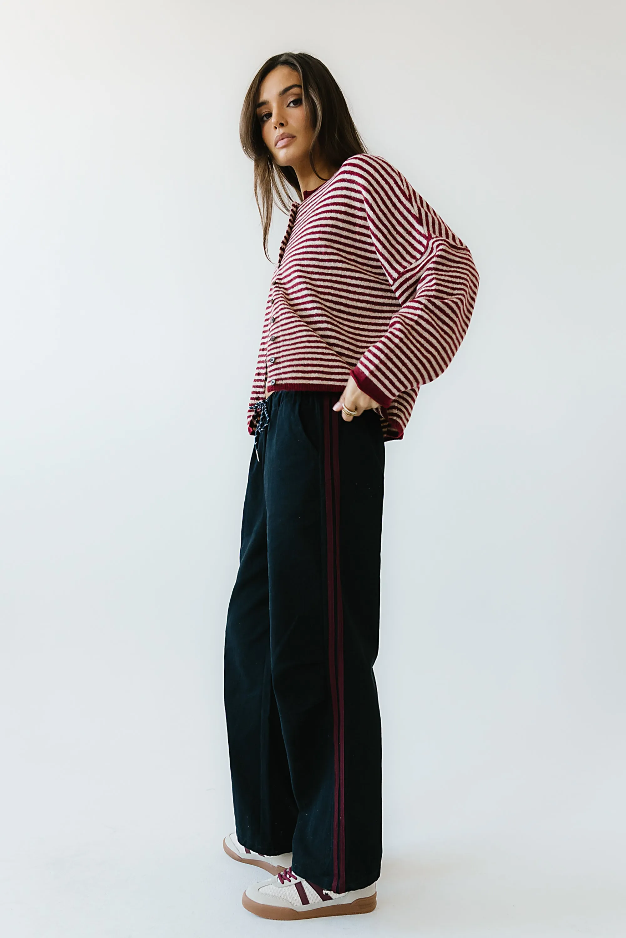 Lola Striped Sweater in Red sold by bohme product image thumbnail 5