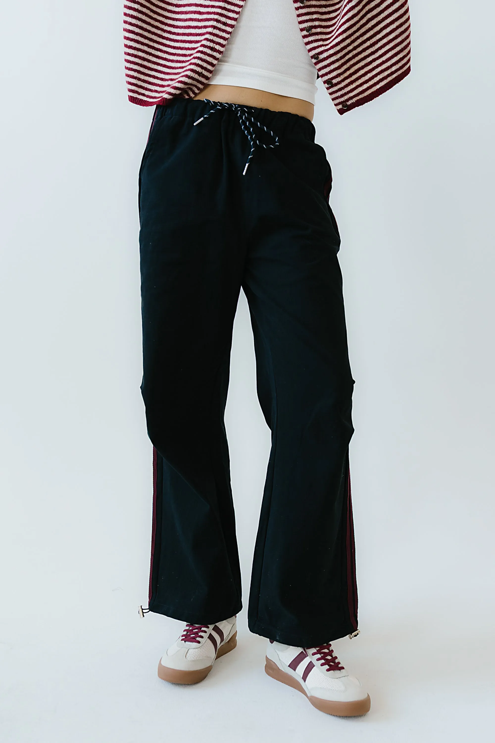 Franklin Striped Joggers in Navy sold by bohme