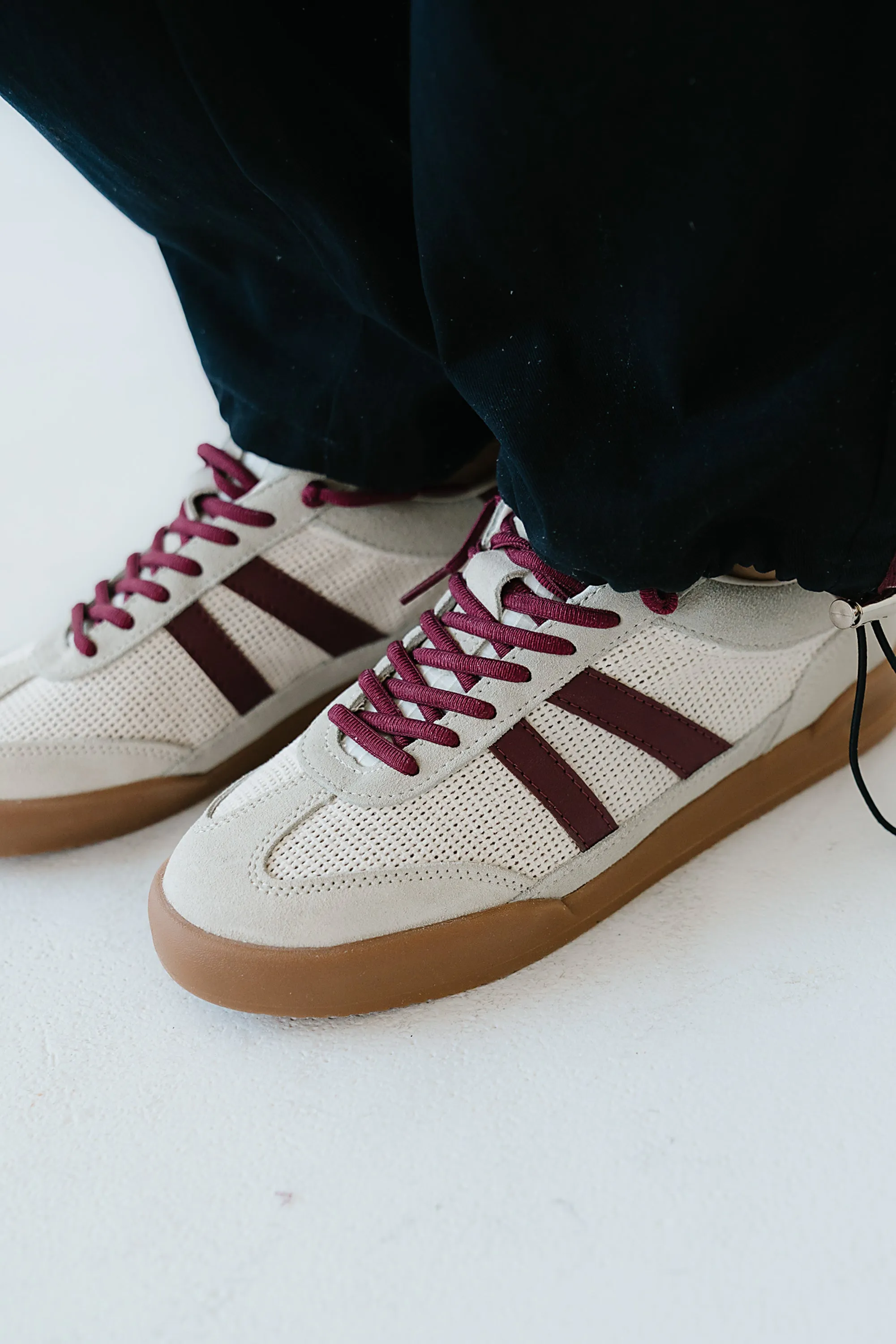 Steve Madden Verdict Sneaker in Burgundy sold by bohme product image thumbnail 2