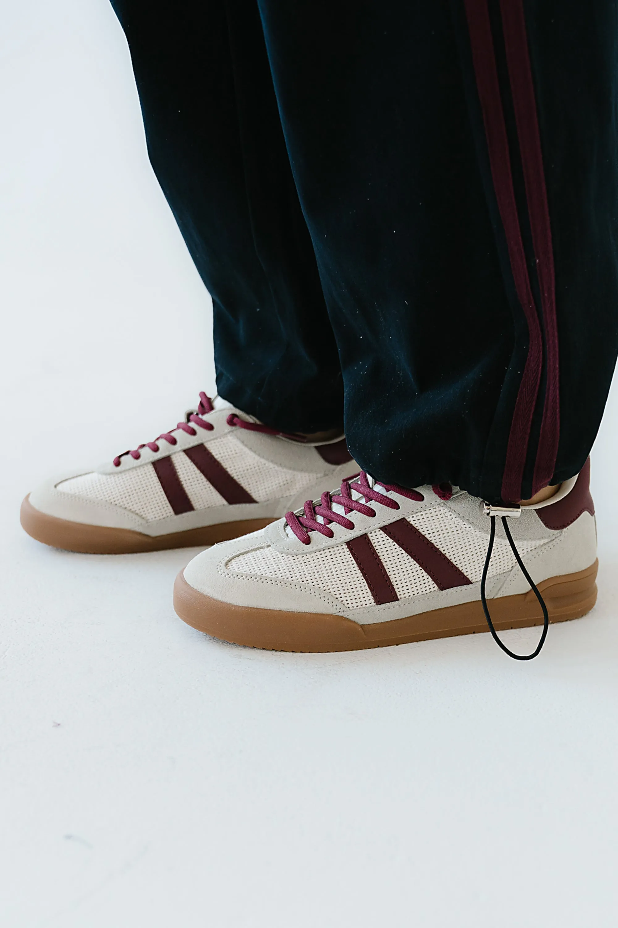 Steve Madden Verdict Sneaker in Burgundy sold by bohme product image thumbnail 3