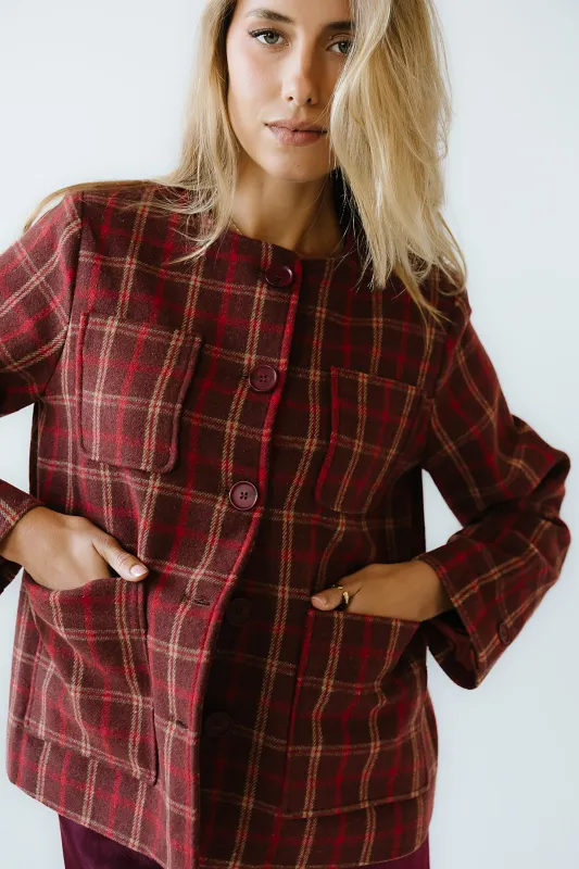 Quinley Plaid Jacket sold by bohme