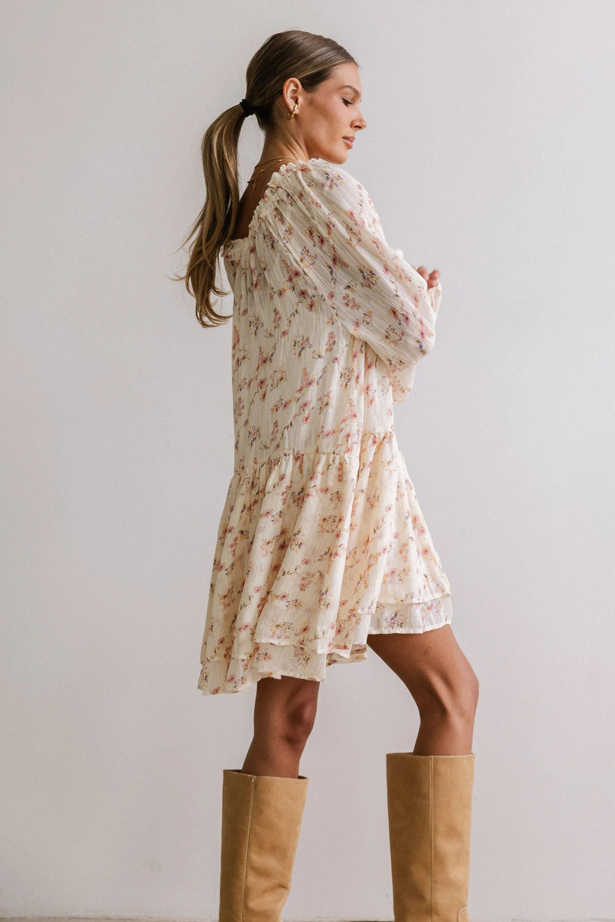 Tallie Floral Knee Length Dress sold by bohme product image thumbnail 4