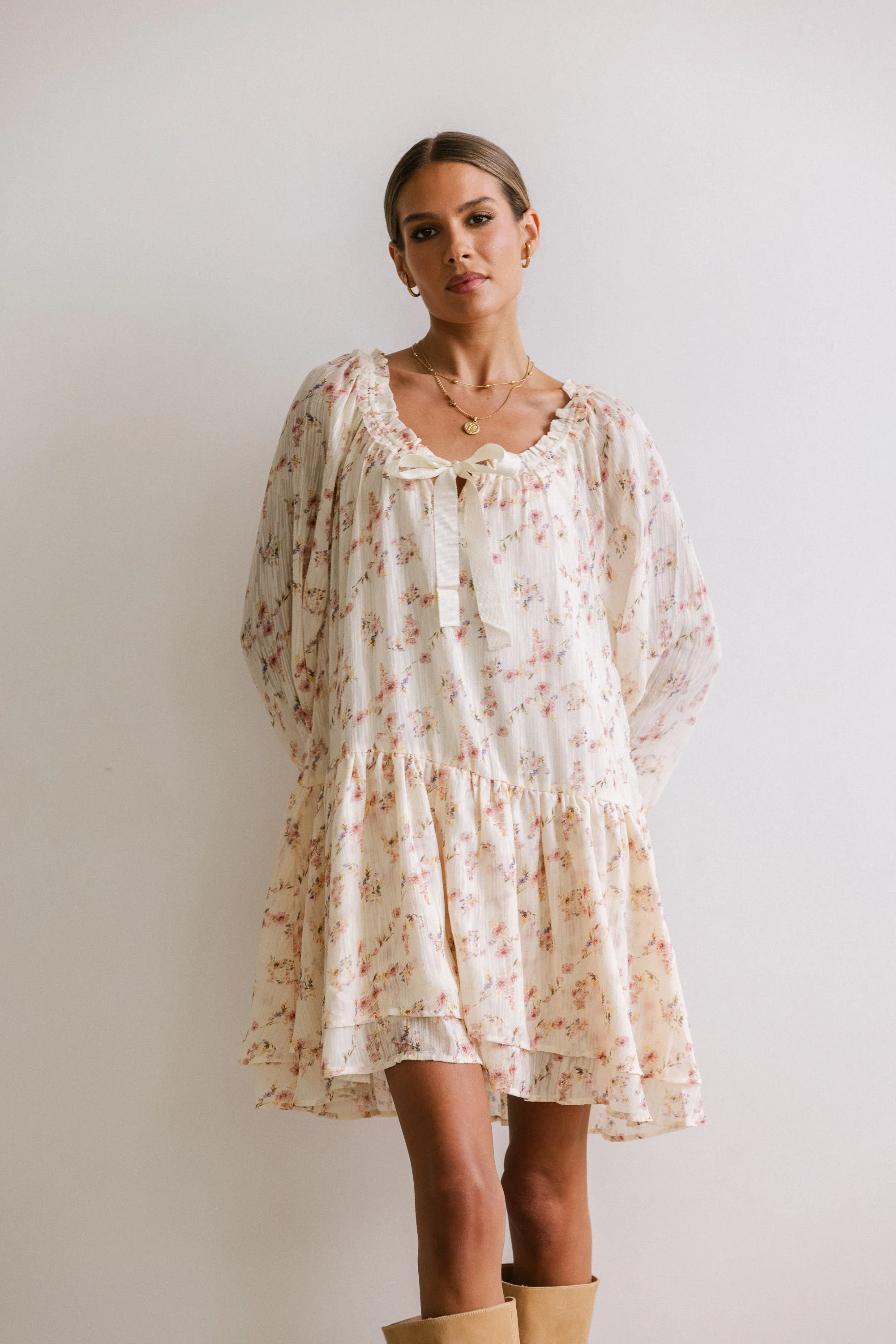 Tallie Floral Knee Length Dress sold by bohme product image thumbnail 5