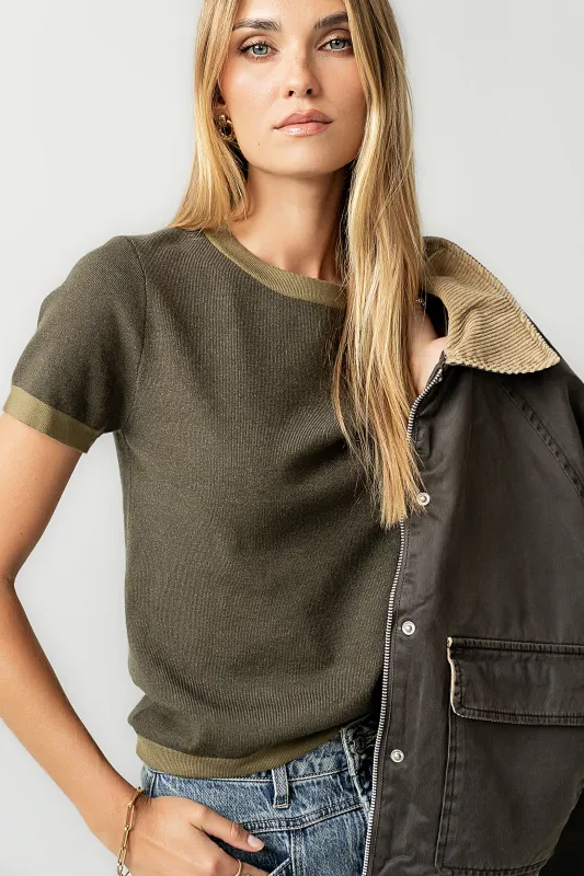 Remi Contrast Jacket sold by bohme