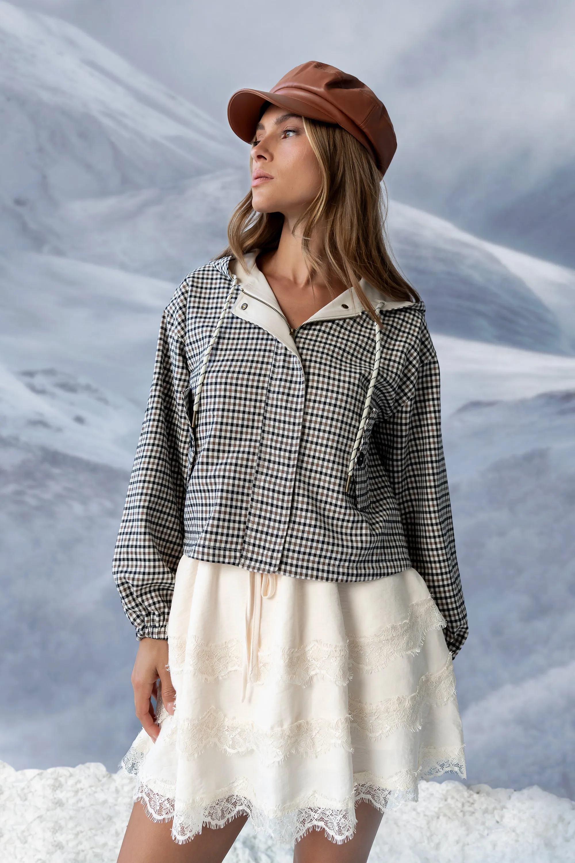 Marsha Lace Mini Skirt sold by bohme product image thumbnail 5