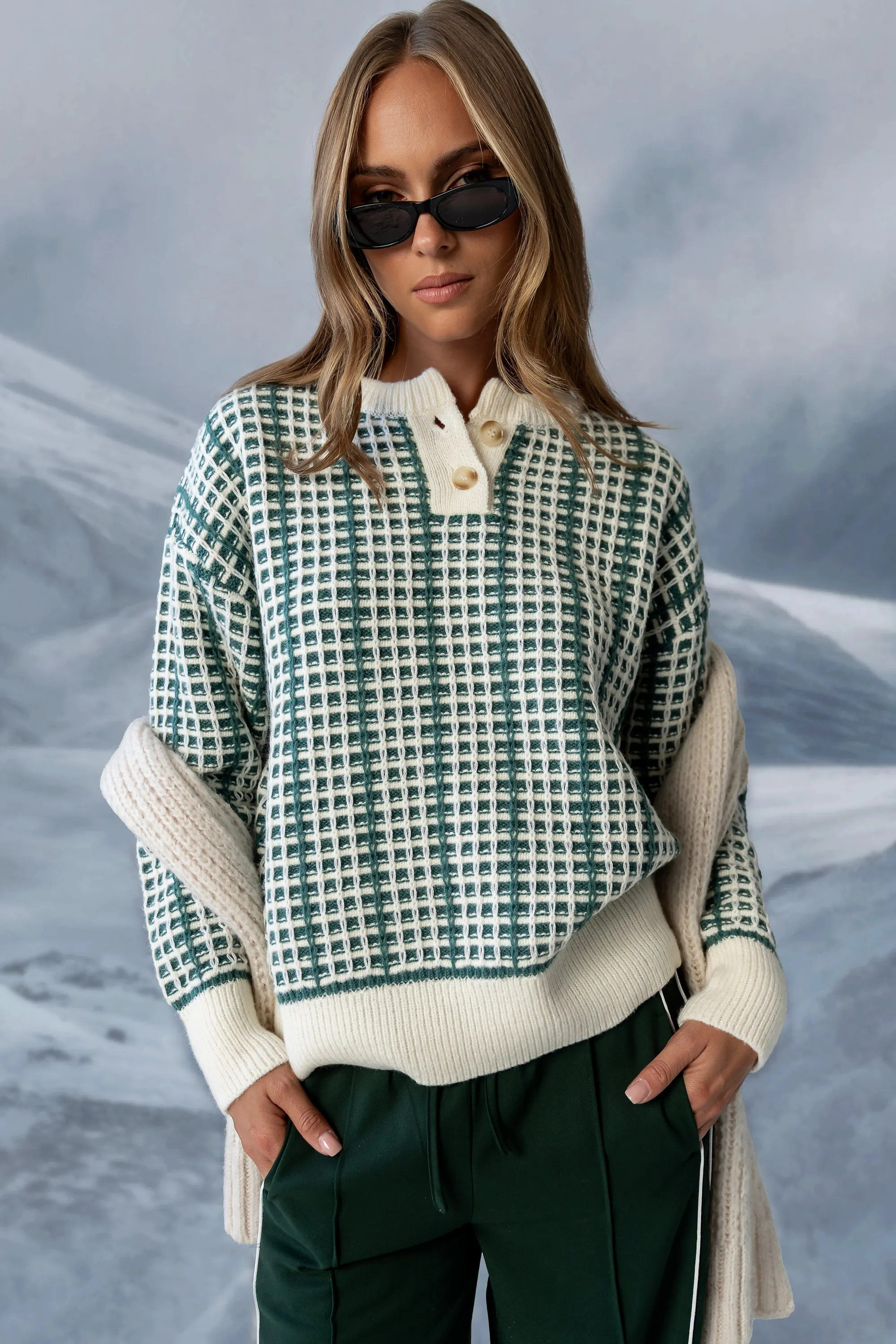 Camile Oversized Knit Sweater - FINAL SALE sold by bohme product image thumbnail 3