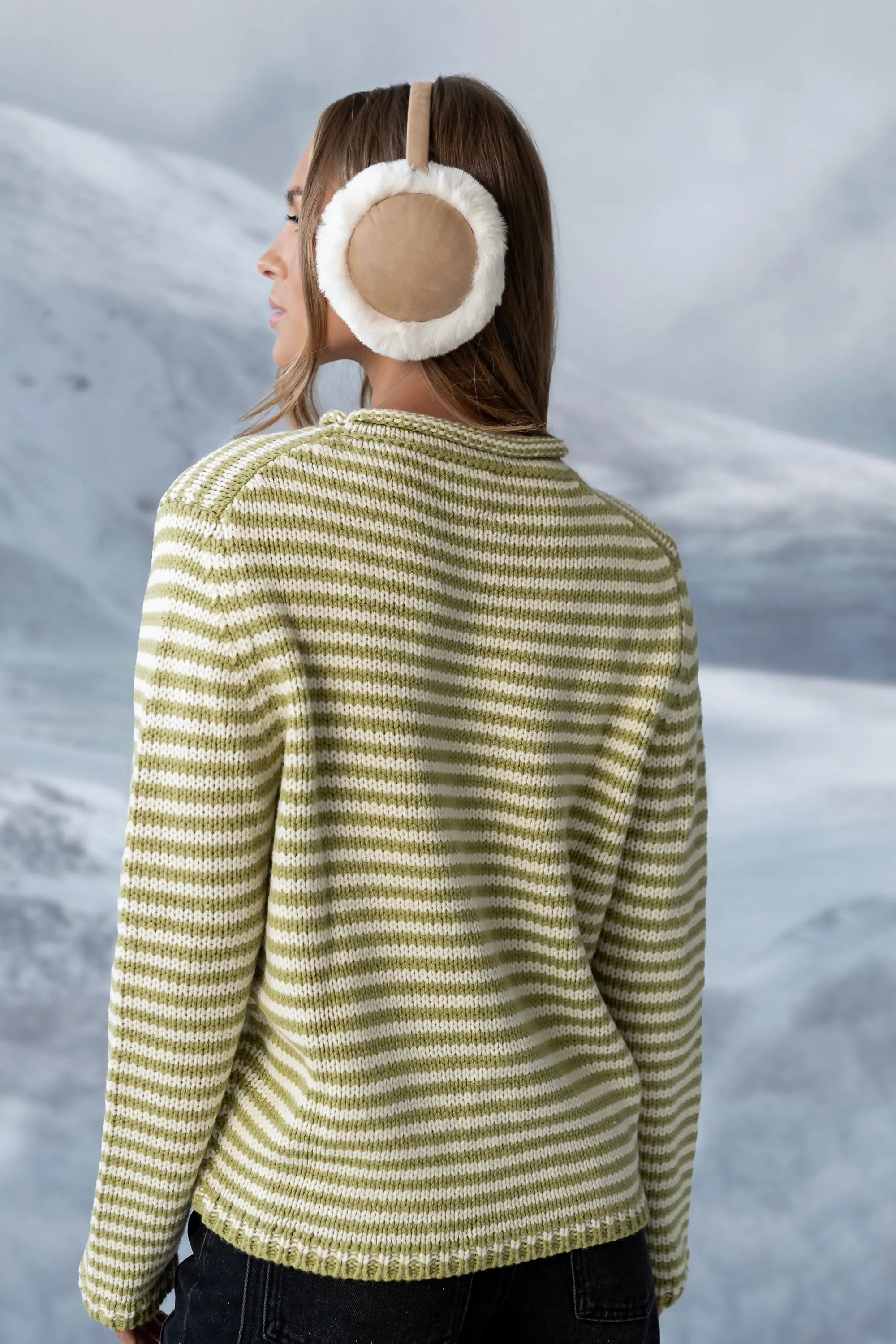 Jones Knit Sweater in Sage sold by bohme product image thumbnail 3