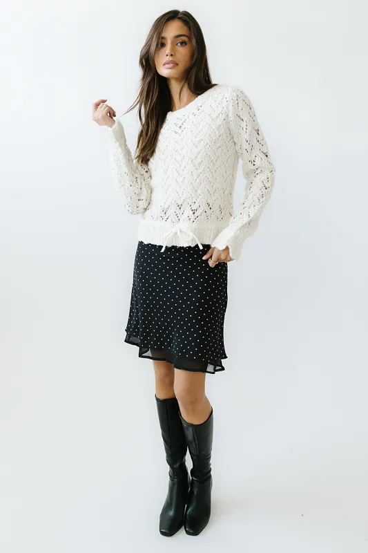 Joseph Knit Sweater in Ivory sold by bohme