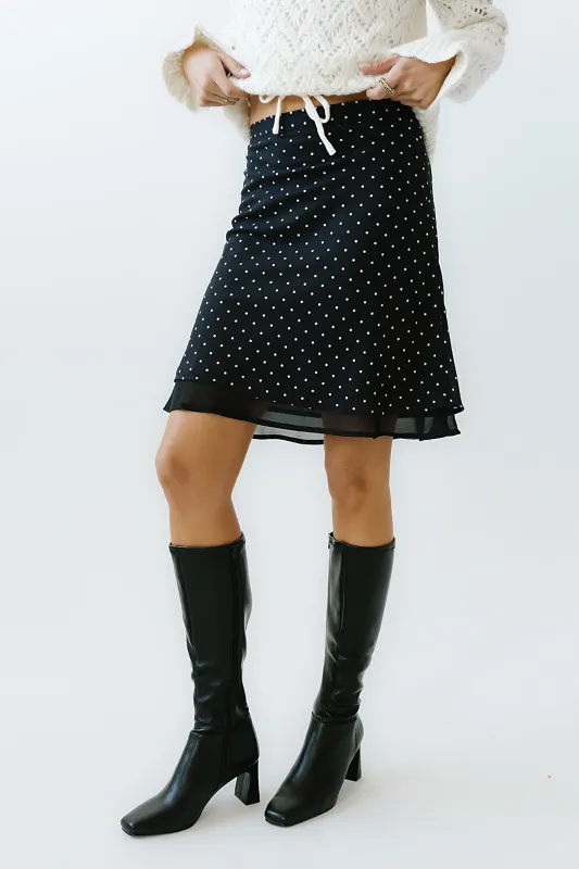 Kennedy Polka Dot Skirt sold by bohme