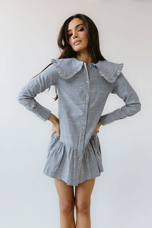 Renley Striped Mini Dress sold by bohme