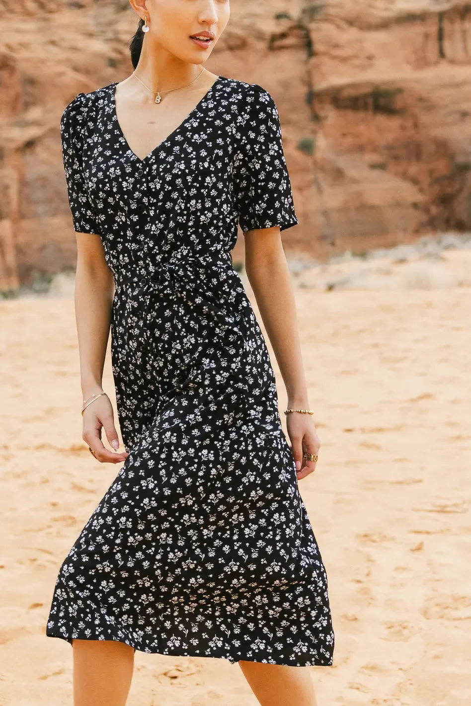 Meara Floral Dress - FINAL SALE sold by bohme product image thumbnail 4
