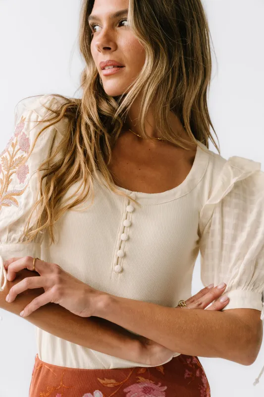 Holden Embroidered Top sold by bohme