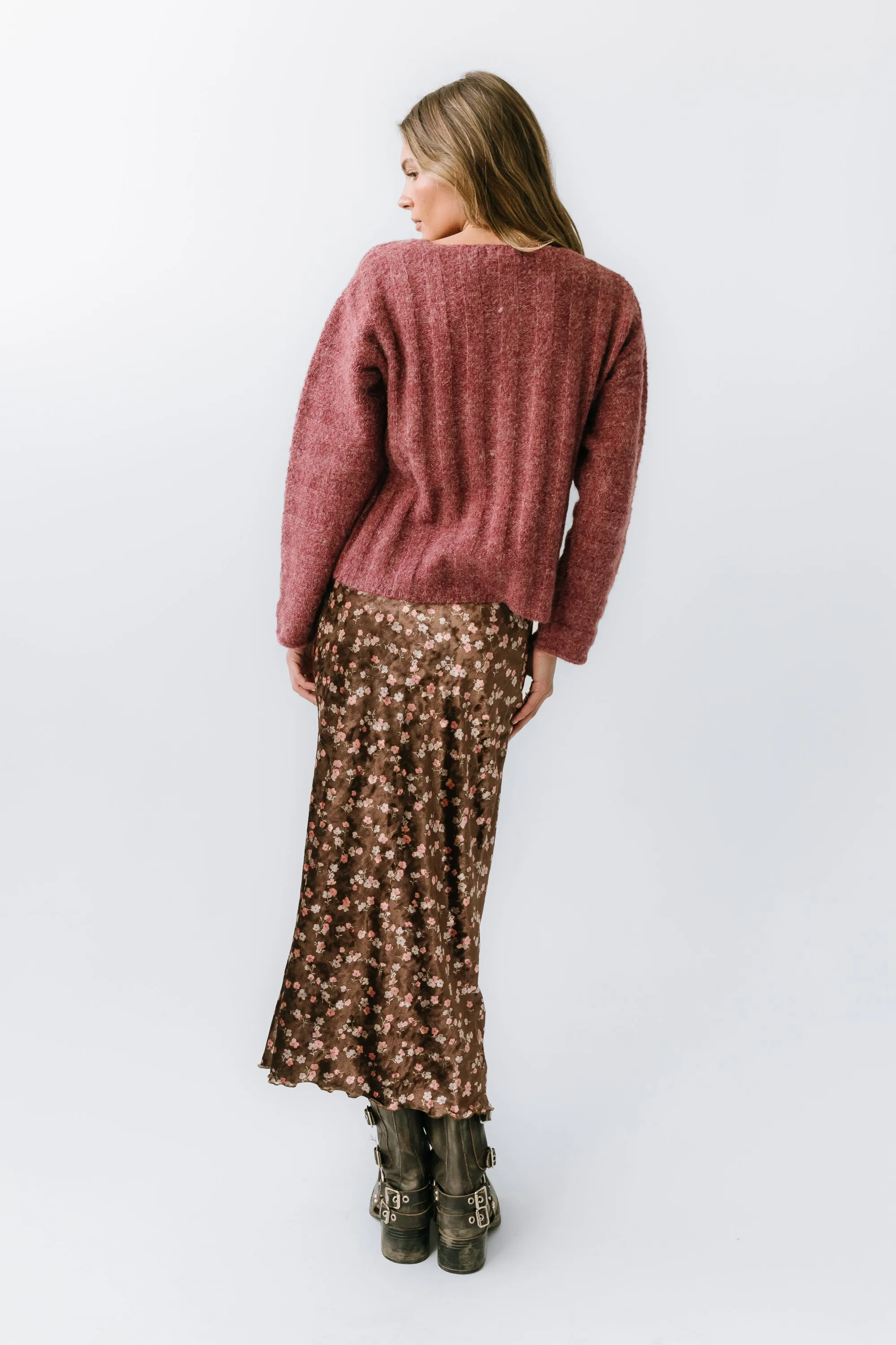 Luella Velvet Midi Skirt sold by bohme product image thumbnail 2