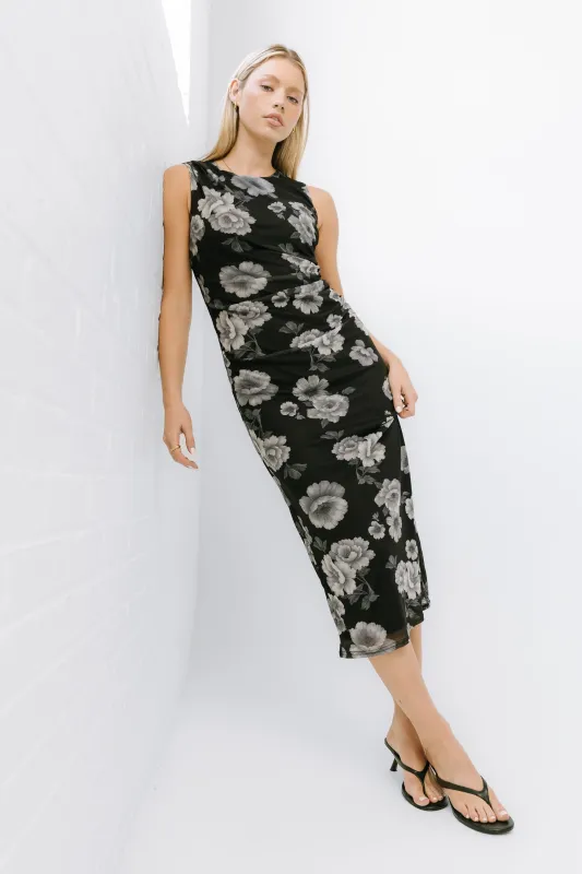 Dorian Floral Maxi Dress sold by bohme