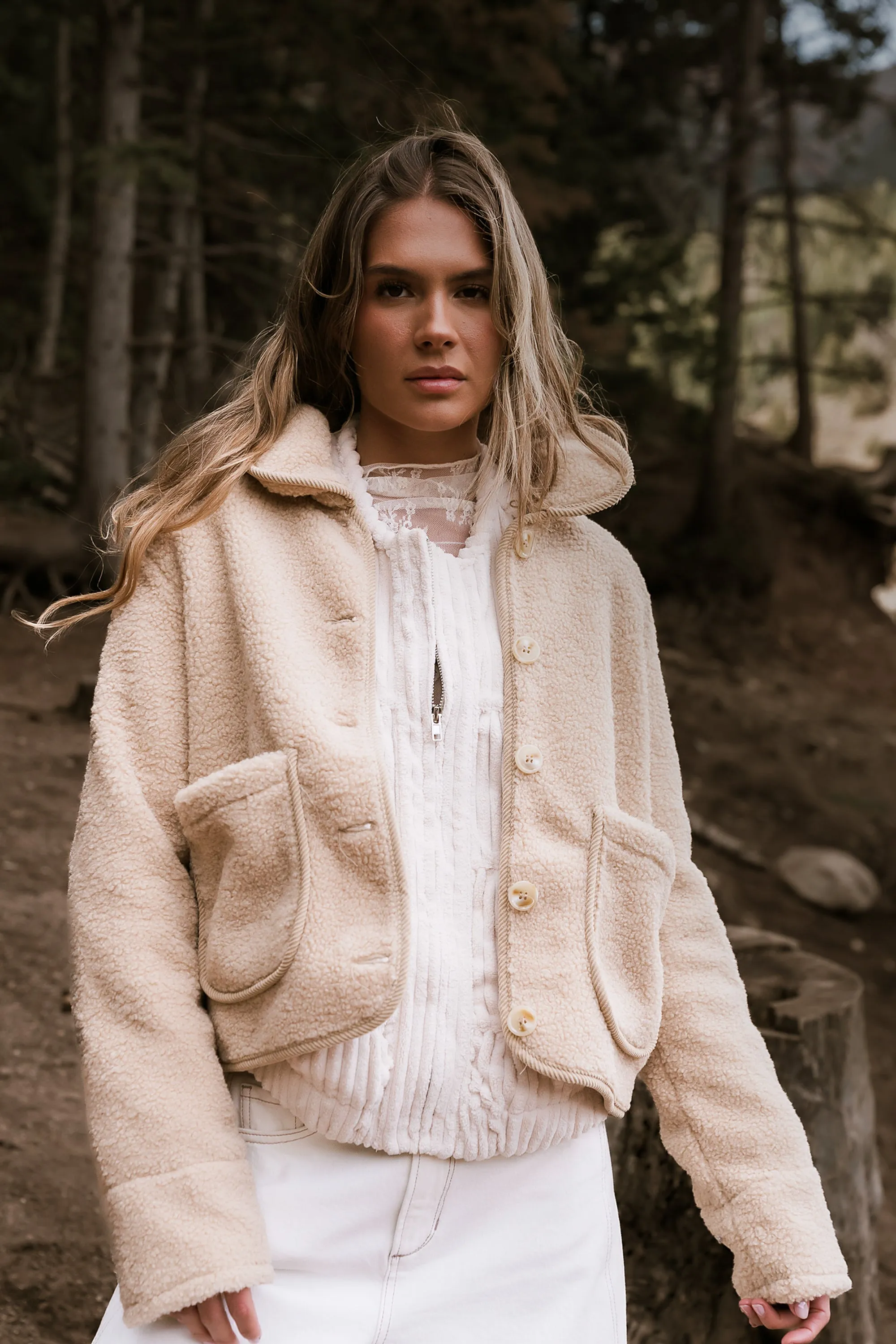 Quincey Sherpa Jacket sold by bohme product image thumbnail 3