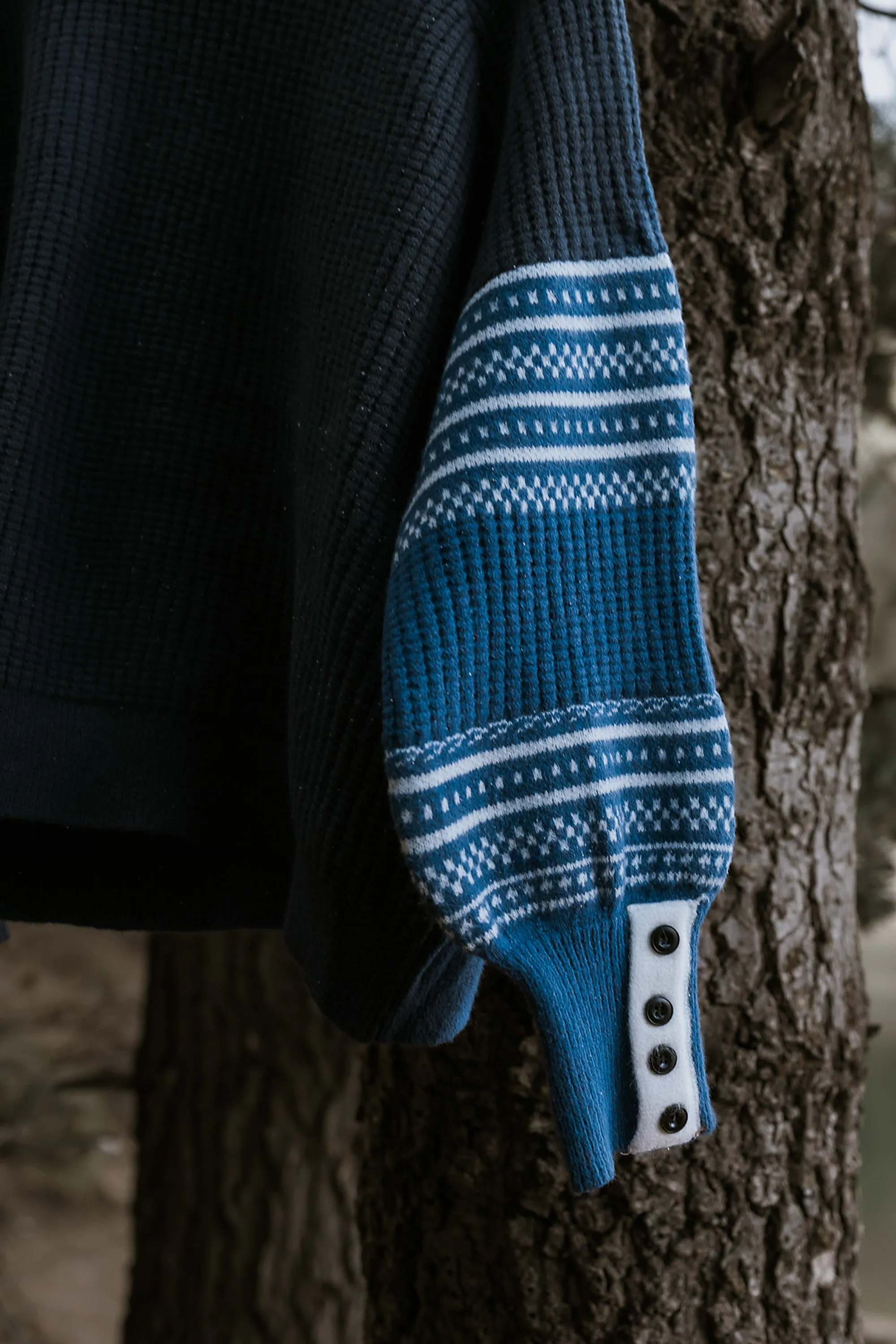 Jayda Oversized Sweater in Blue sold by bohme product image thumbnail 3