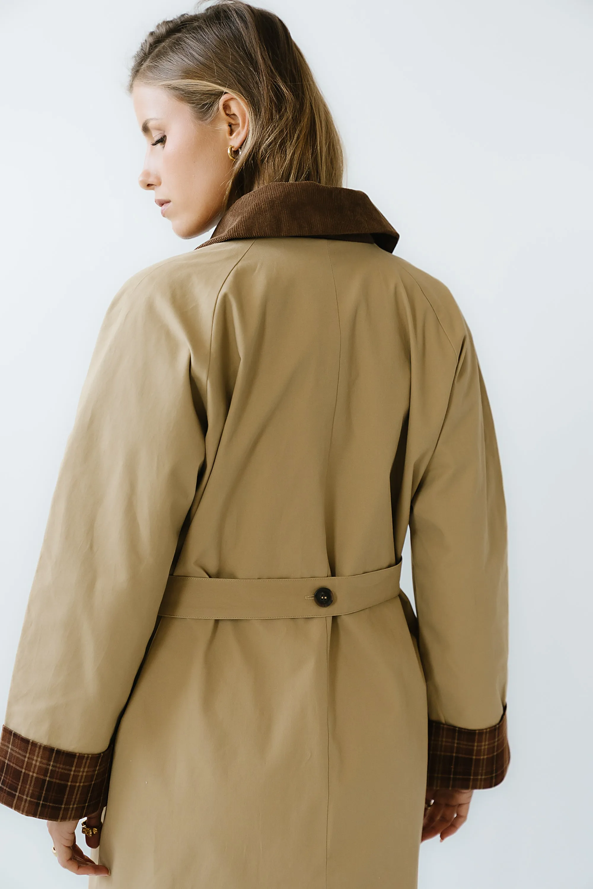 Tulie Contrast Trench Coat sold by bohme product image thumbnail 5