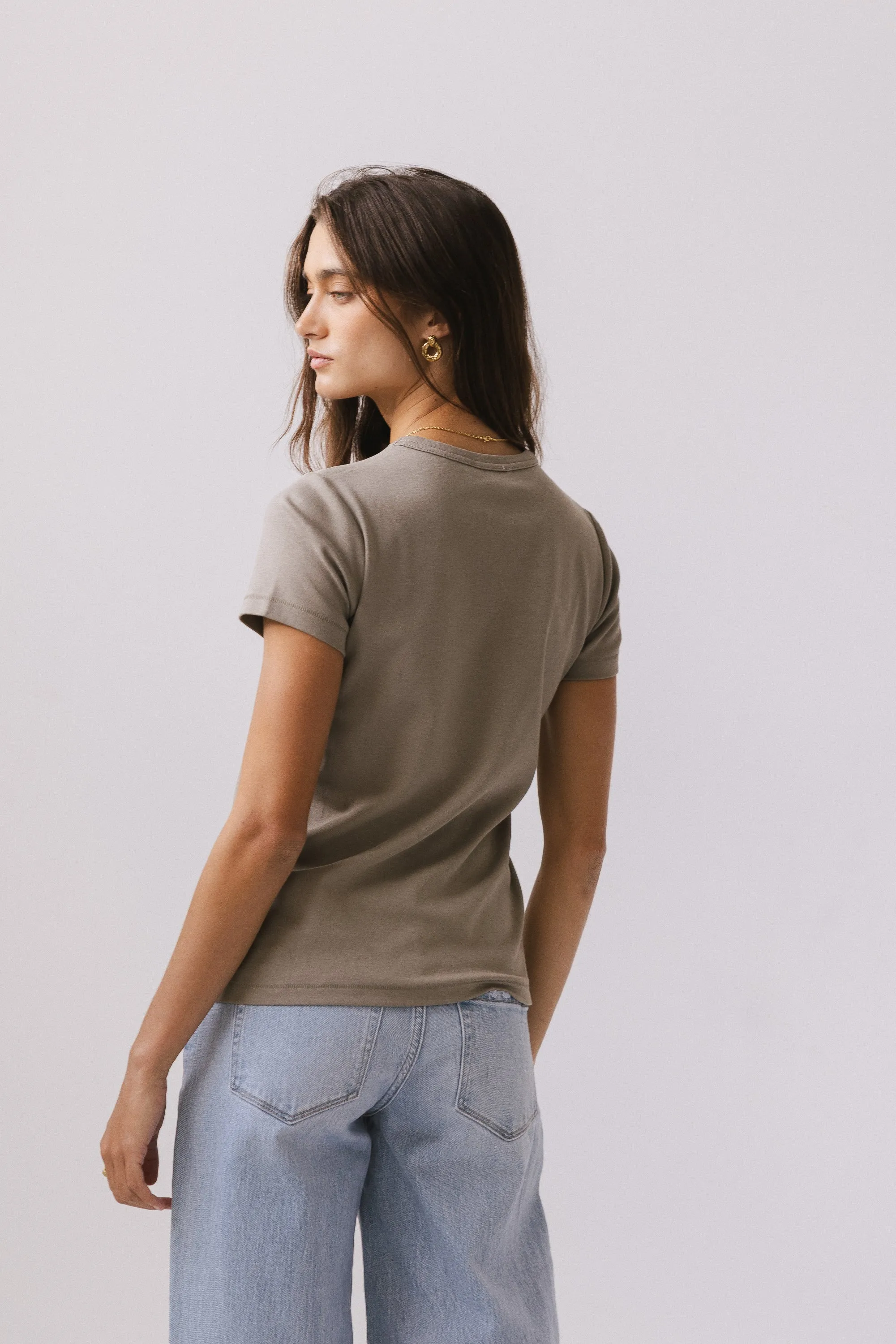 Mckenna T-Shirt in Taupe sold by bohme product image thumbnail 3