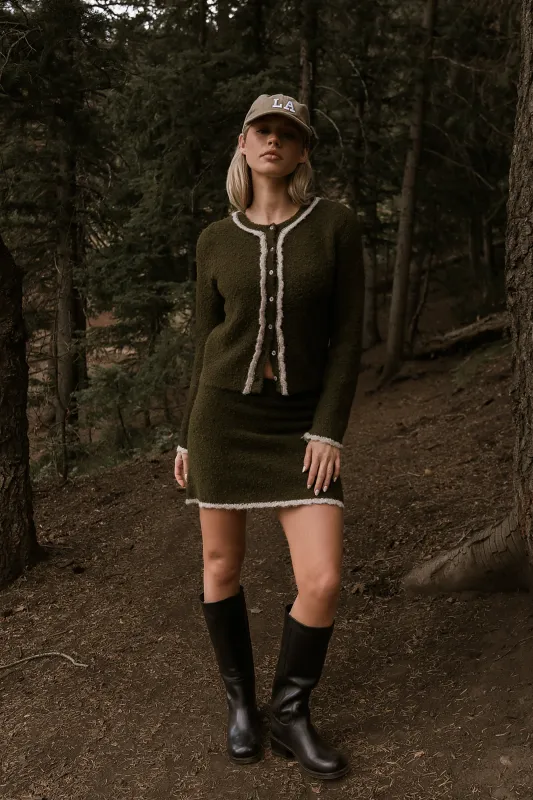 Remy Contrast Cardigan - FINAL SALE sold by bohme