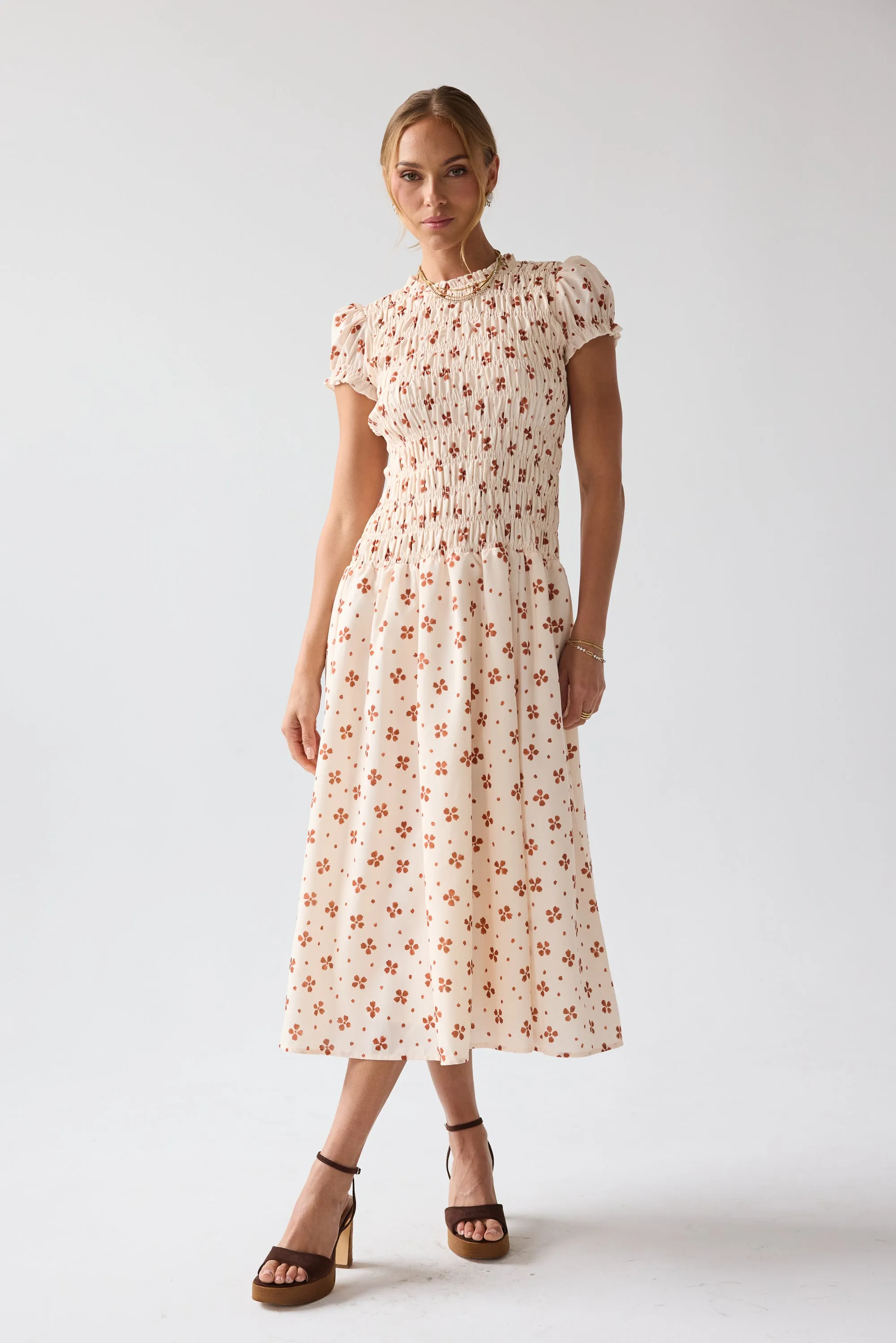 Opal Maxi Dress in Beige sold by bohme product image thumbnail 5