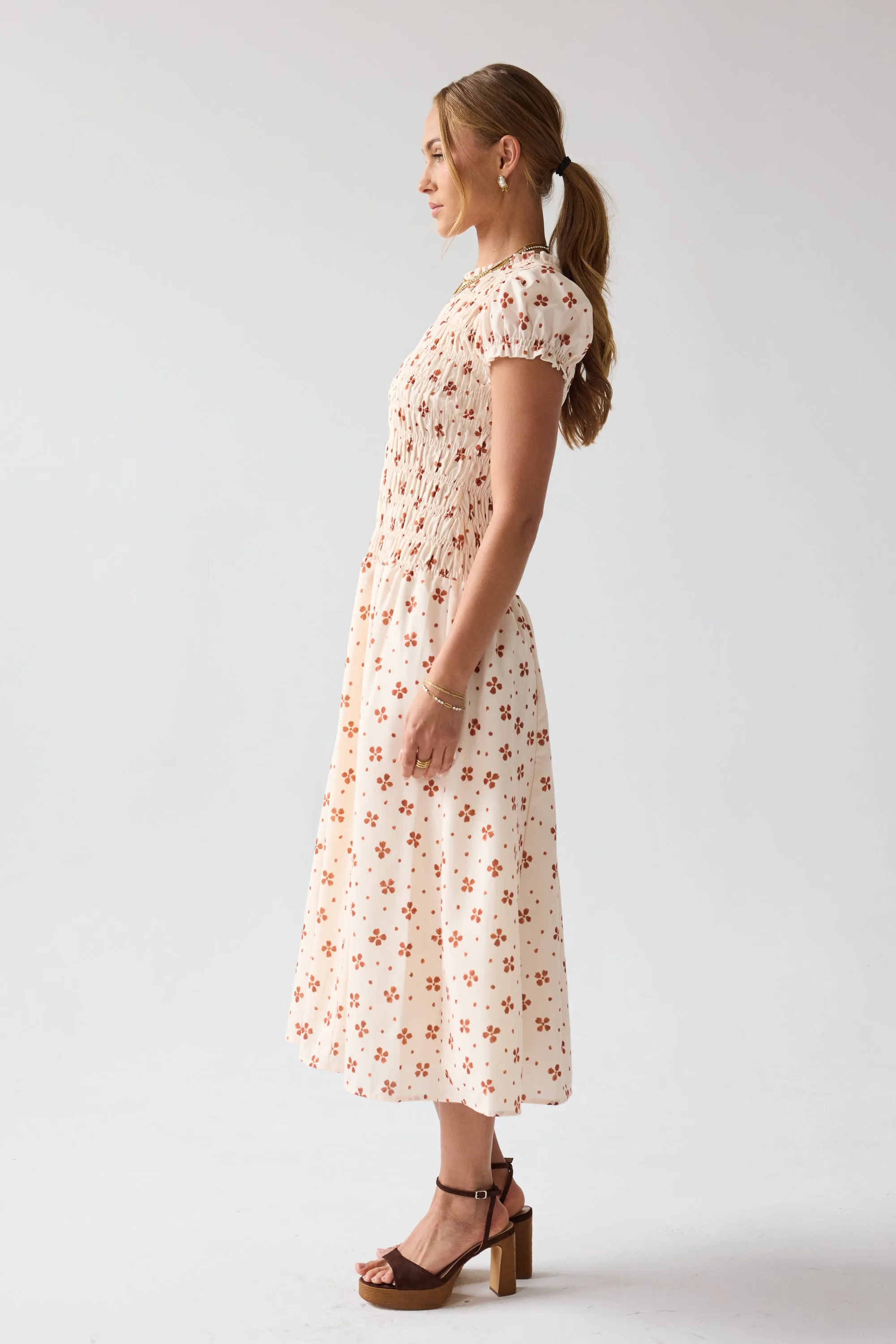 Opal Maxi Dress in Beige sold by bohme product image thumbnail 4