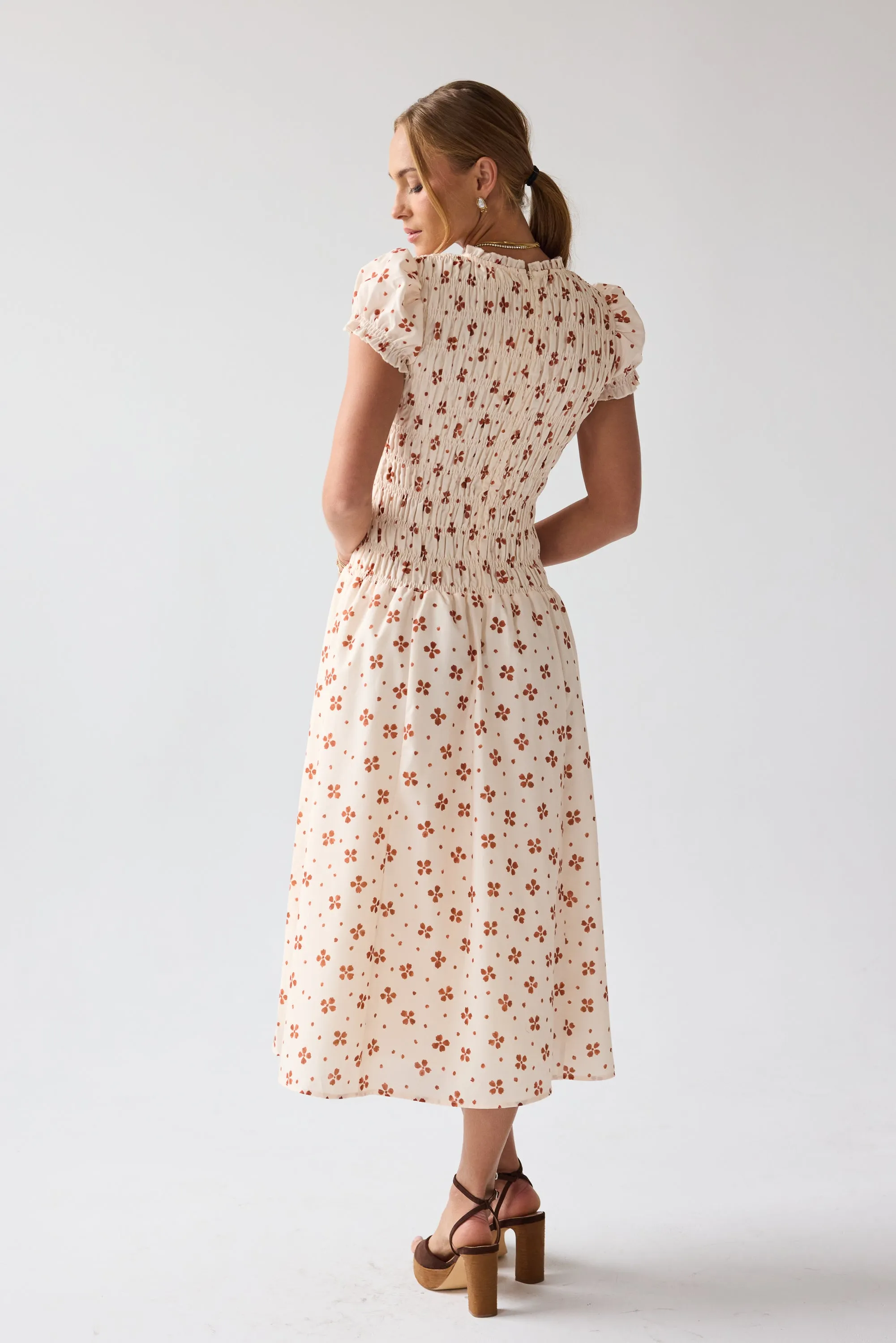 Opal Maxi Dress in Beige sold by bohme product image thumbnail 2