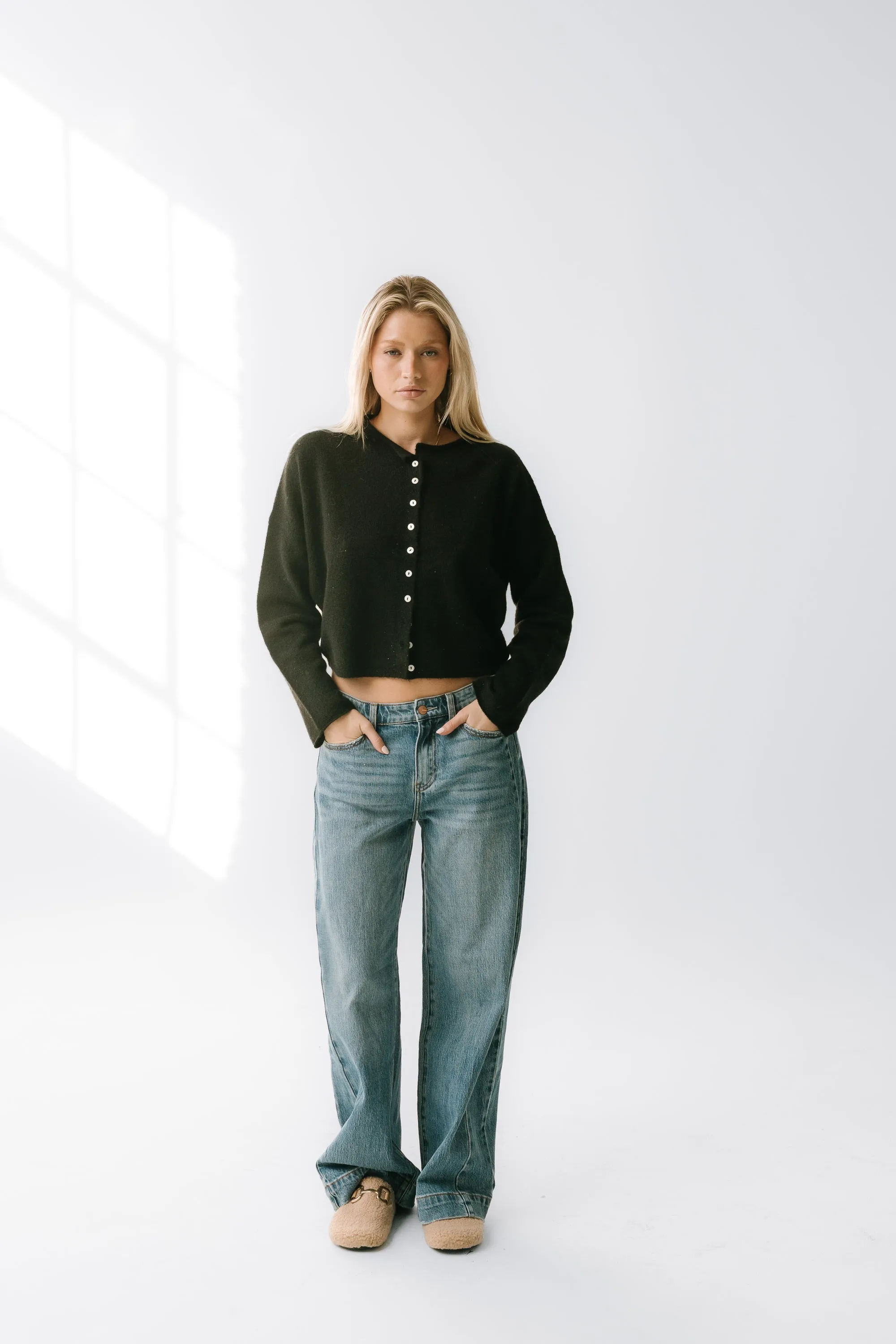 Maci Cardigan in Black sold by bohme product image thumbnail 3