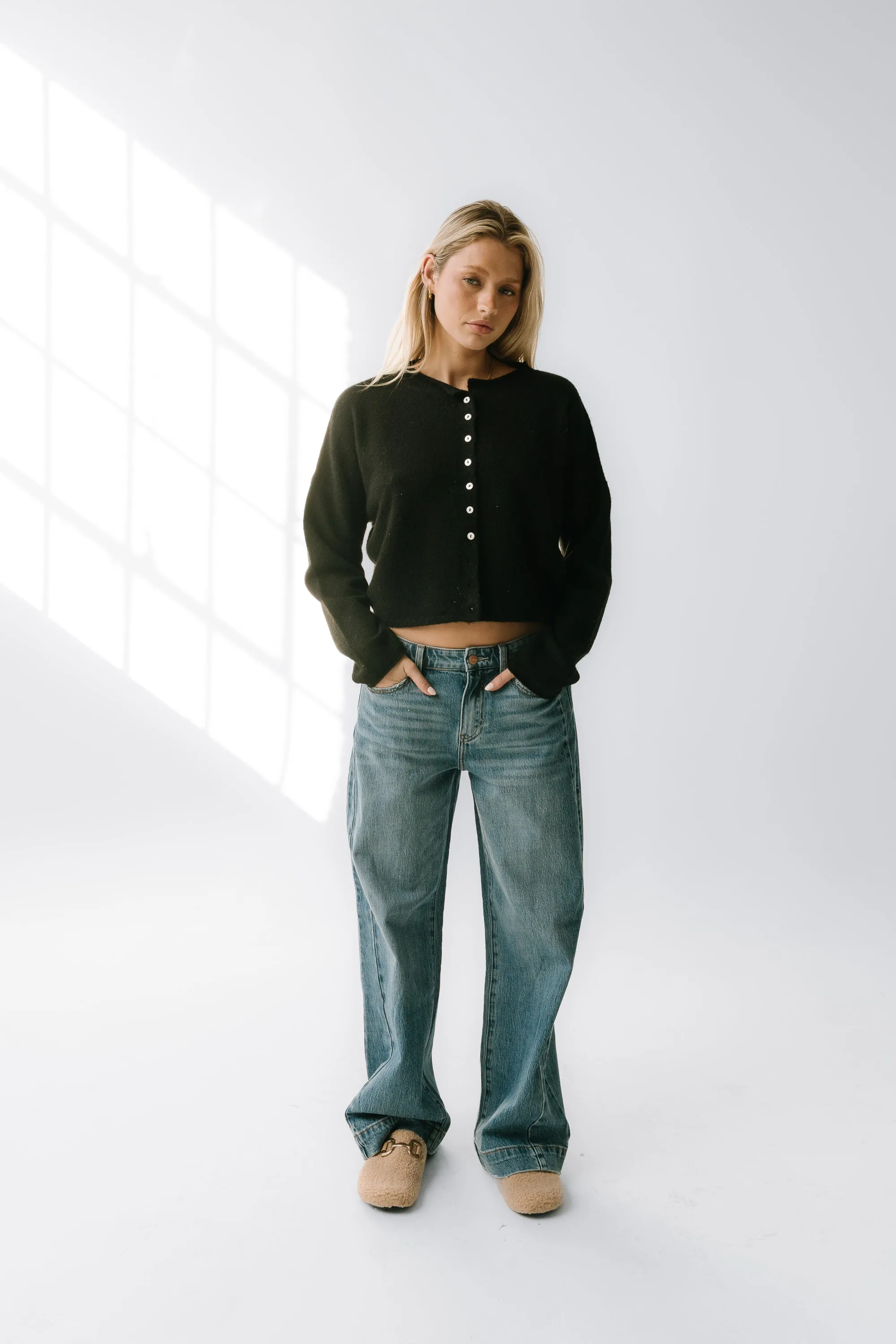 Maci Cardigan in Black sold by bohme product image thumbnail 5