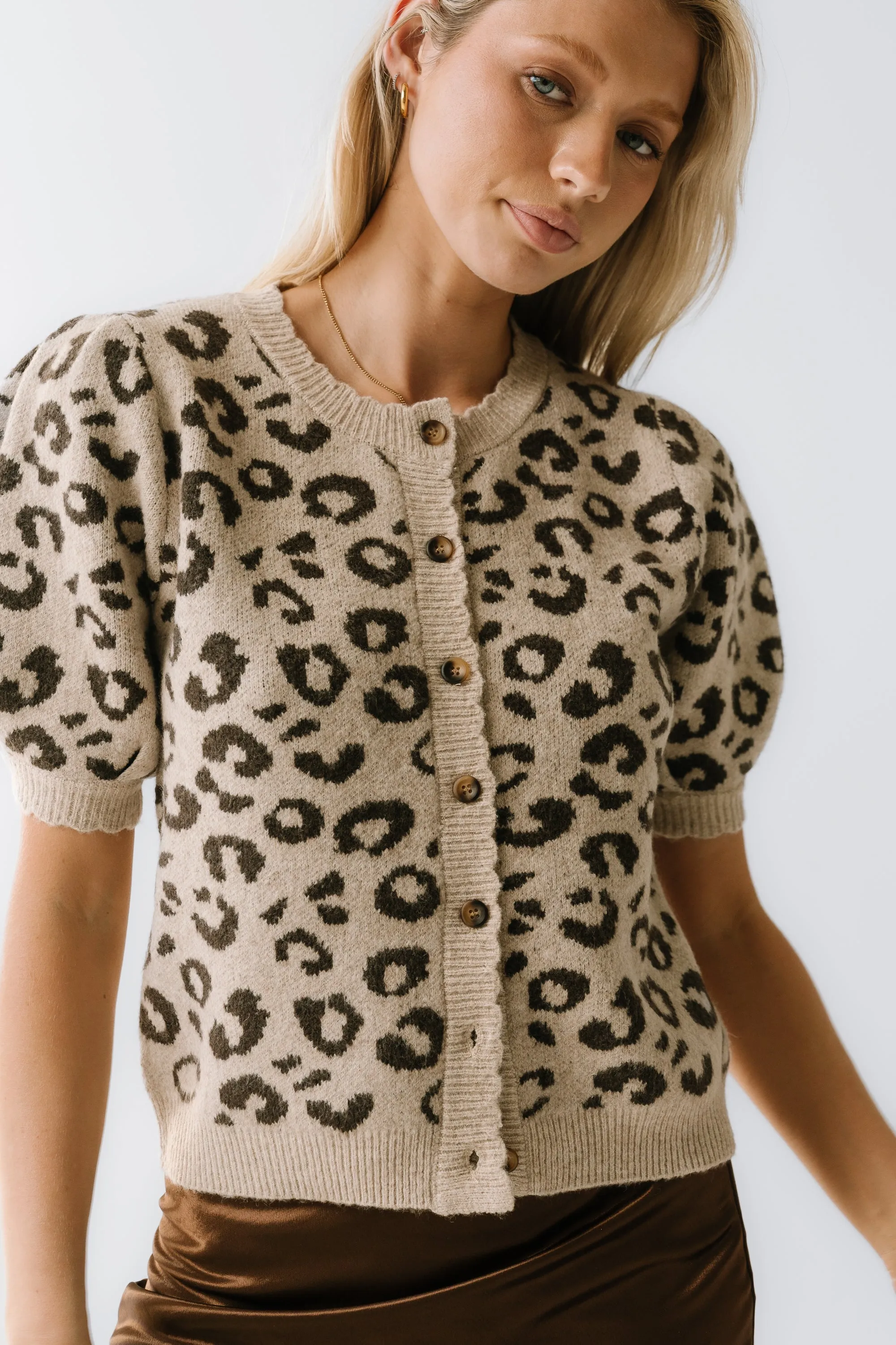 Ximena Leopard Sweater sold by bohme product image thumbnail 3