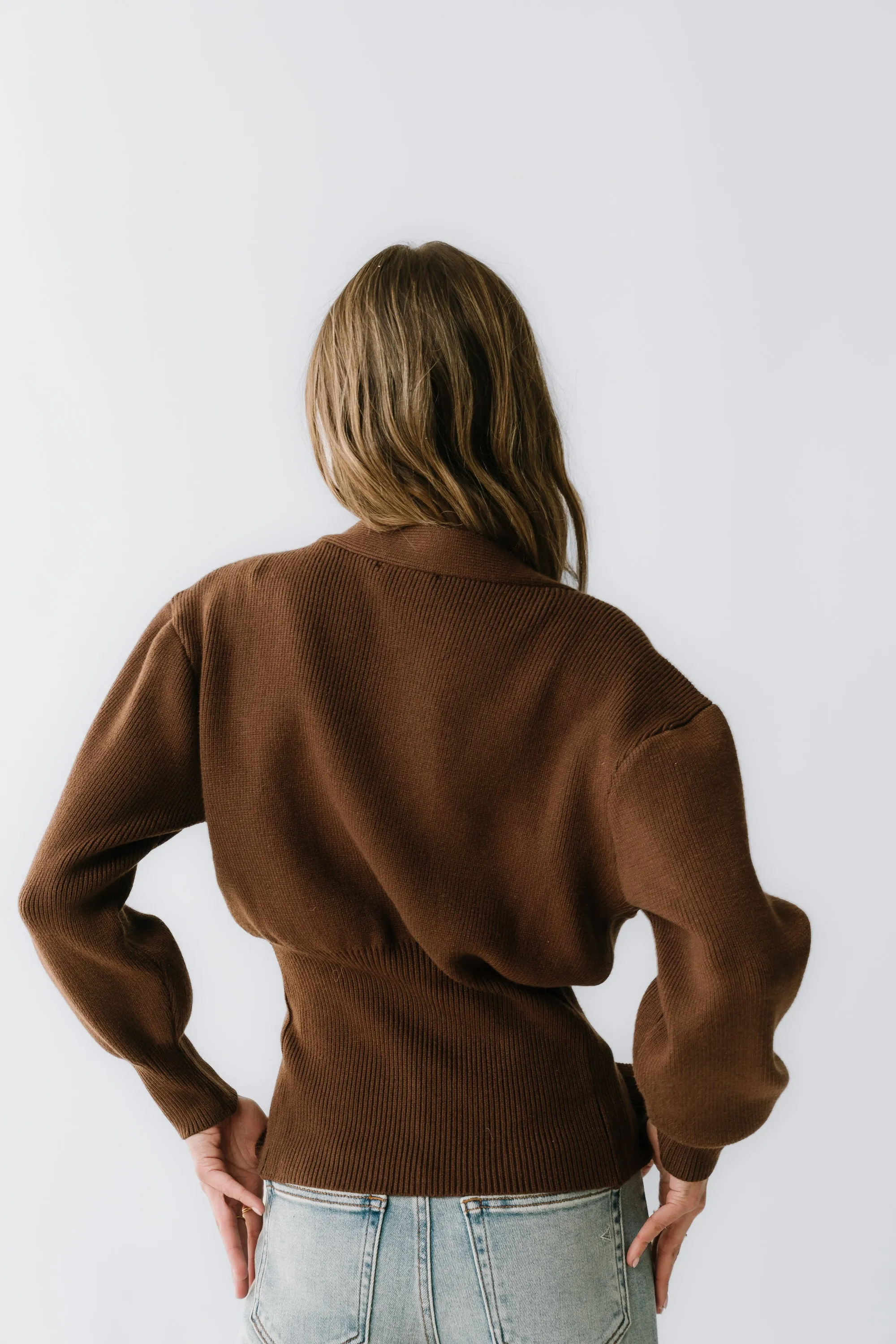 Minnie Knit Cardigan in Brown - FINAL SALE sold by bohme product image thumbnail 2