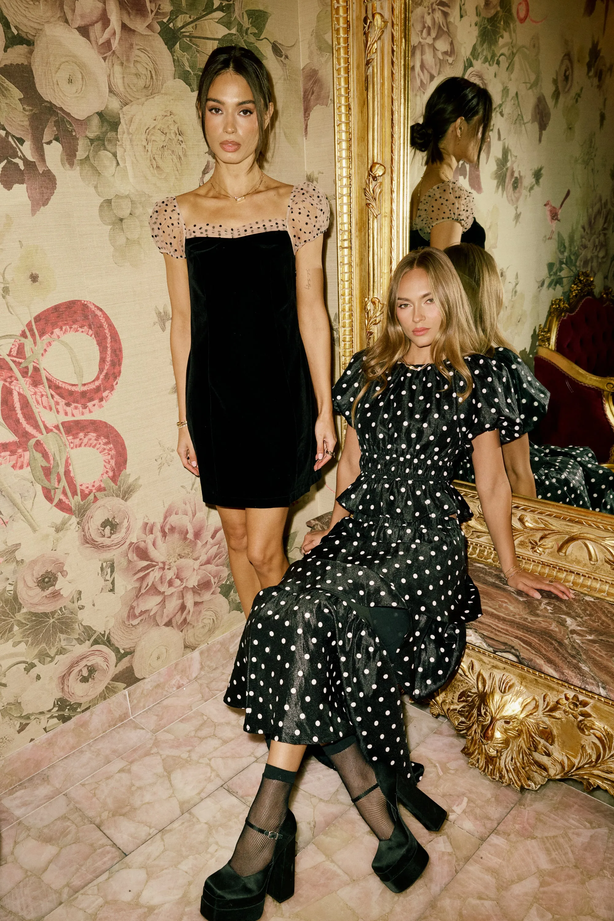 Terri Polka Dot Maxi Skirt - FINAL SALE sold by bohme product image thumbnail 4