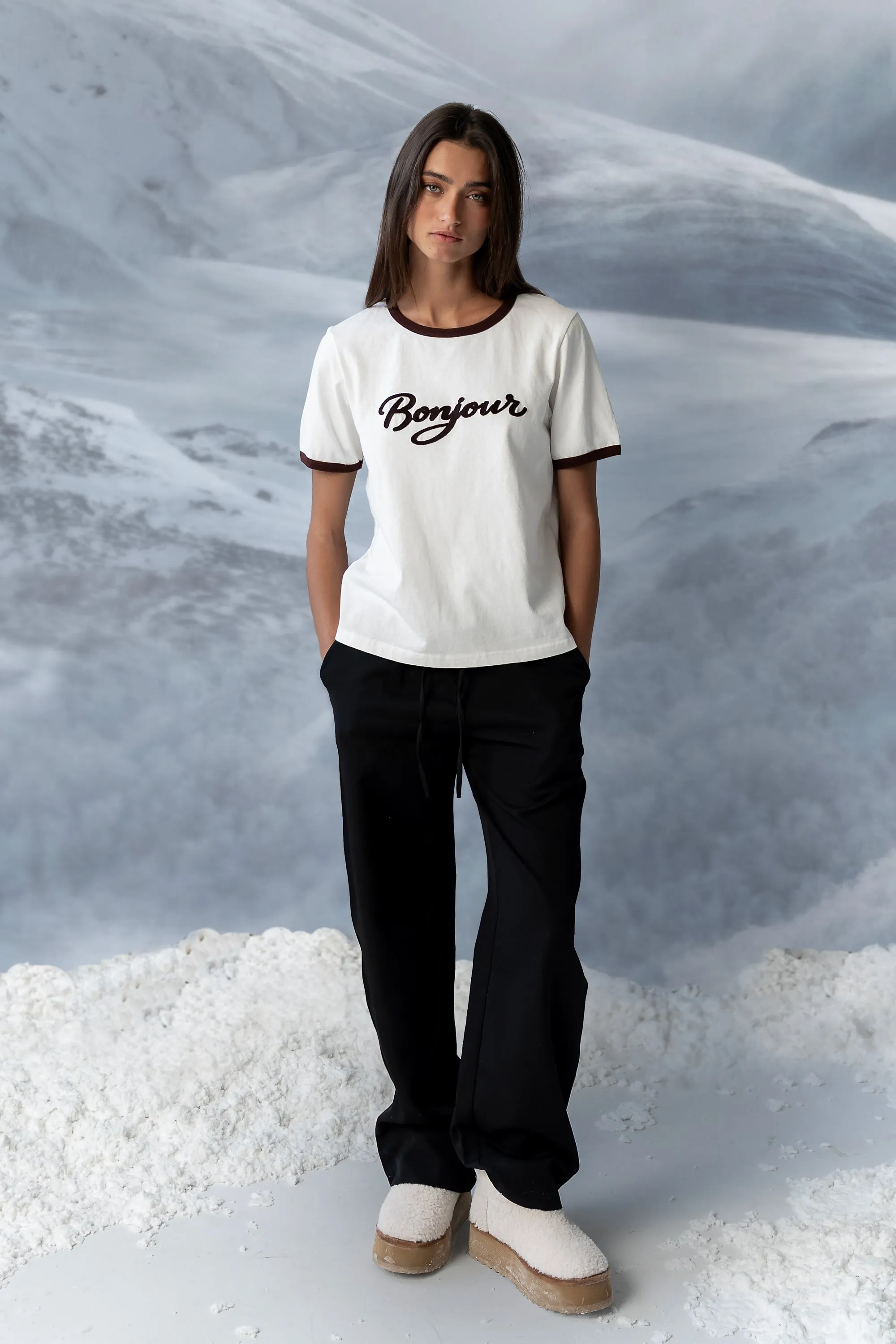 Bonjour Knit Top in Brown sold by bohme product image thumbnail 4